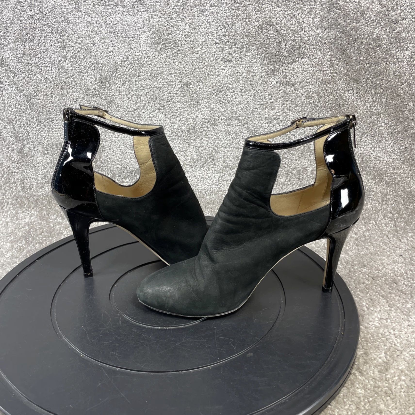Jimmy Choo VINTAGE Jimmy Choo Boots Women Size 39.5 EU 9 US Suede Ankle Bootie Zipper High Heel Fall Winter Size US 9 / IT 39 - 7 Thumbnail