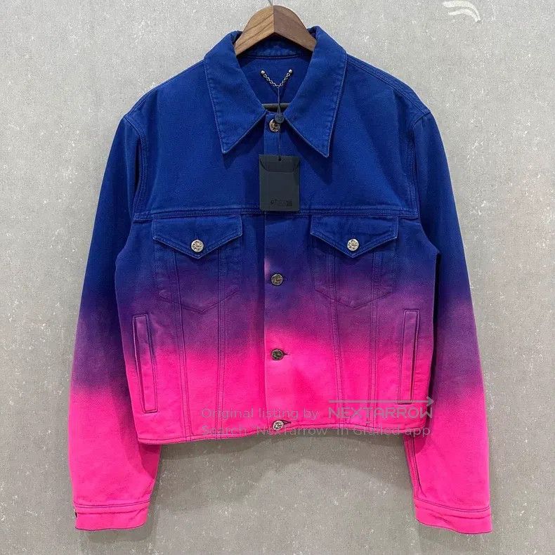 Louis Vuitton Louis Vuitton Amen Break Hand in Hand Denim Jacket Size US S / EU 44-46 / 1 - 1 Thumbnail