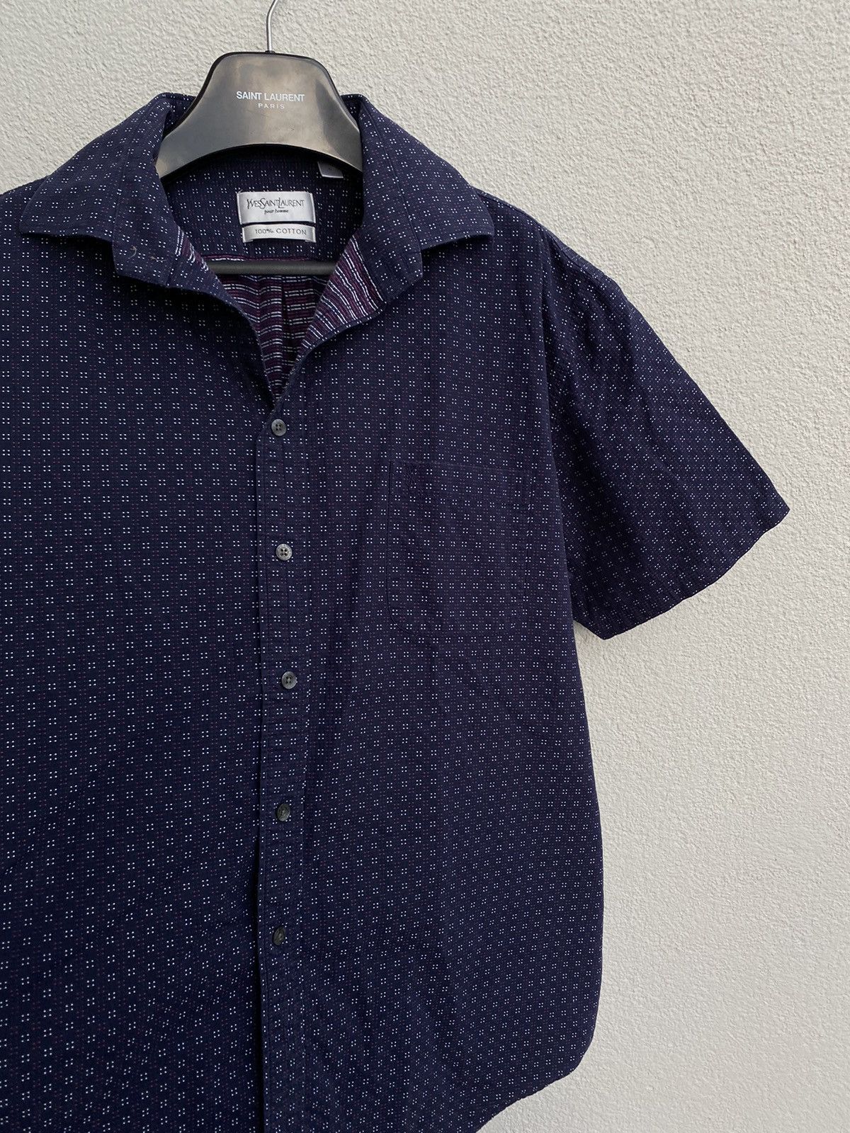 Yves Saint Laurent Summer YSL Shirt Cotton YSL Button up YSL Overshirt Size US XL / EU 56 / 4 - 13 Thumbnail