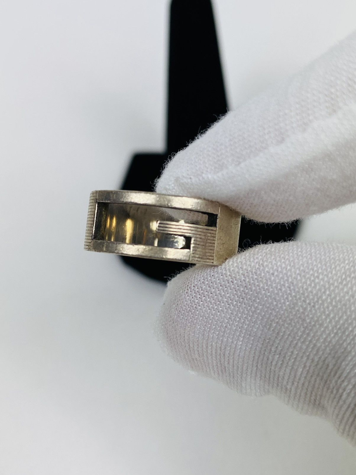 Gucci Gucci .925 Silver G Ring size IT 14 Size ONE SIZE - 3 Thumbnail