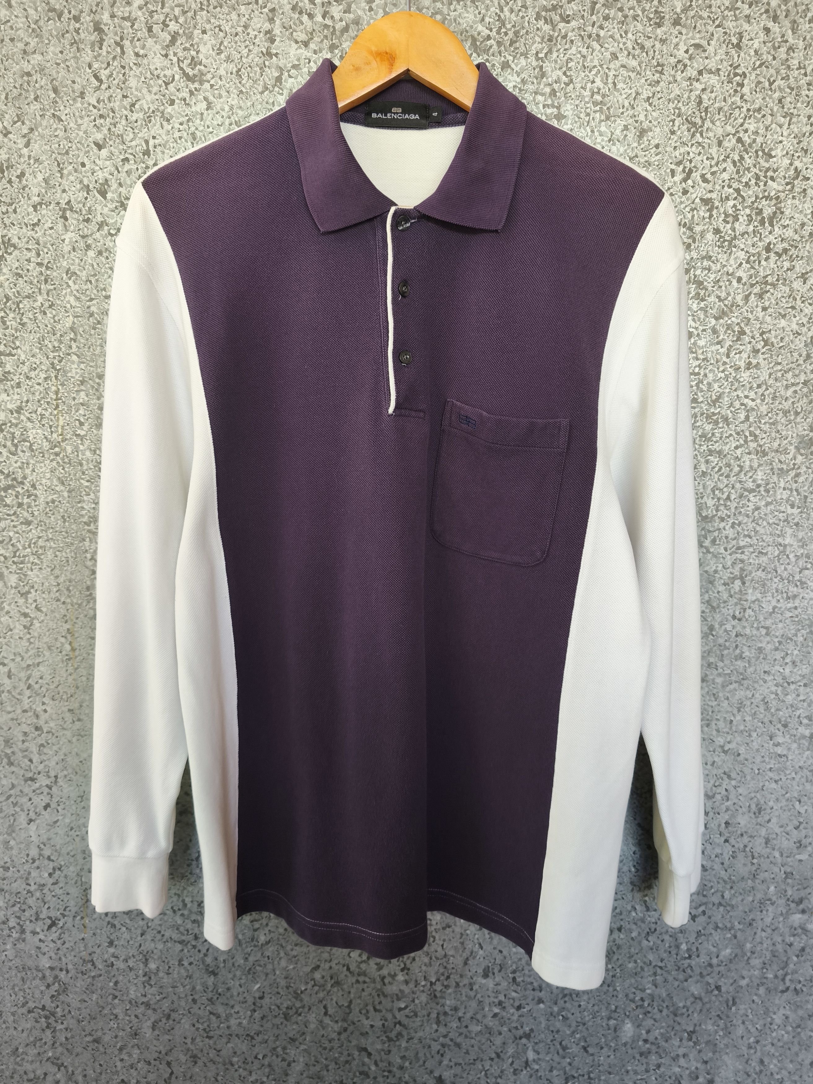 Balenciaga Balenciaga polo t shirt long sleeve Size US L / EU 52-54 / 3 - 2 Thumbnail