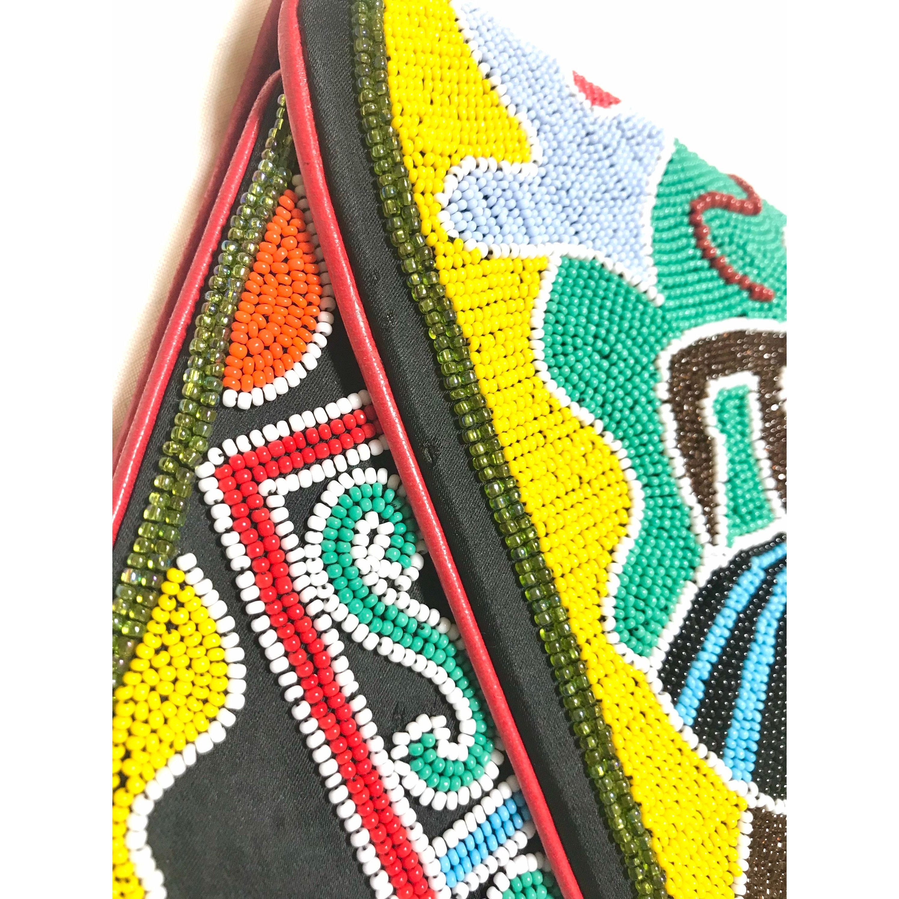 Other Vintage Renaud Pellegrino ethnic design beaded bag Size ONE SIZE - 6 Thumbnail