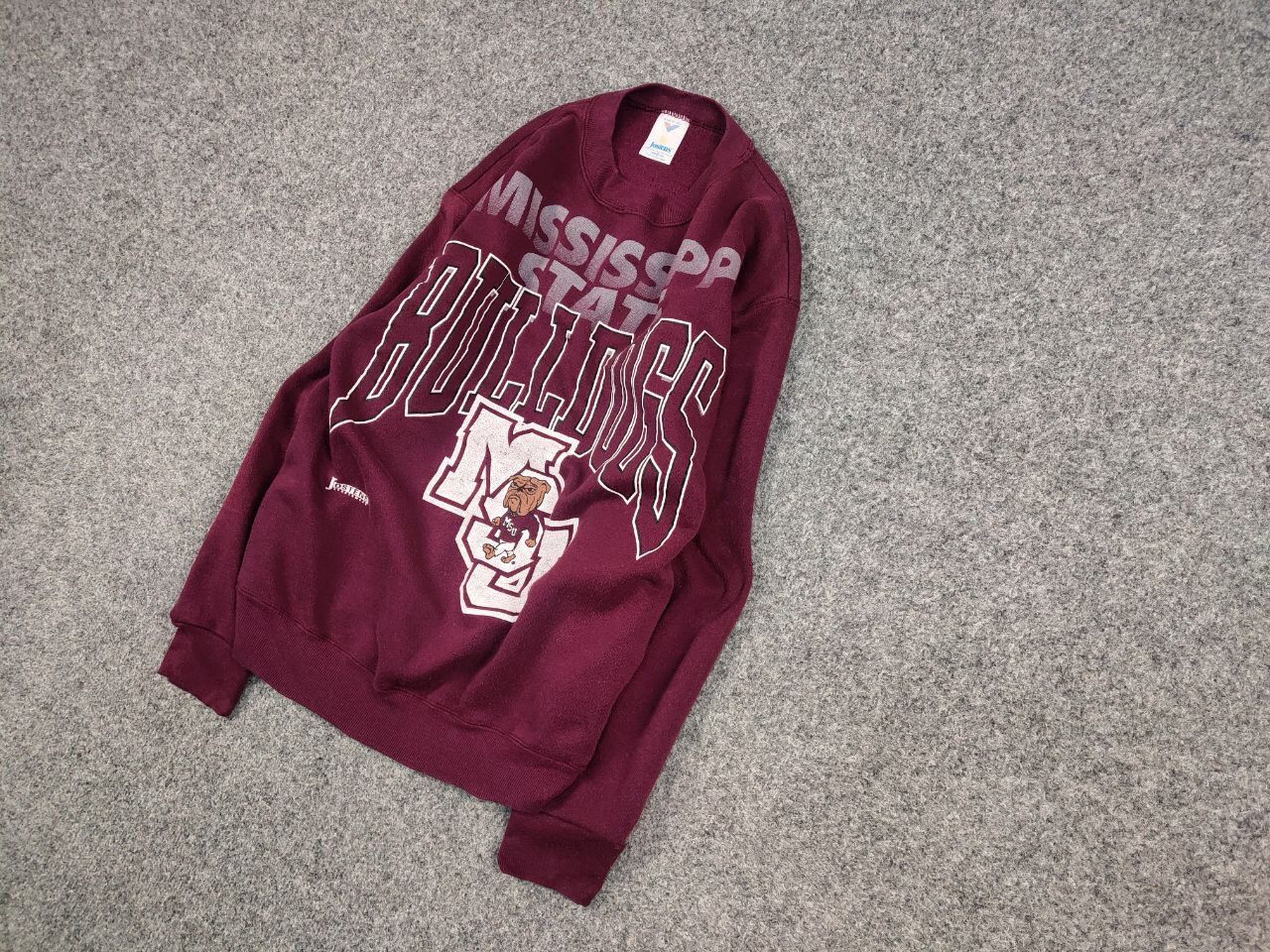 Vintage Vintage 90s Jostens MississippiState Bulldogs Sweatshirt USA Size US M / EU 48-50 / 2 - 4 Thumbnail