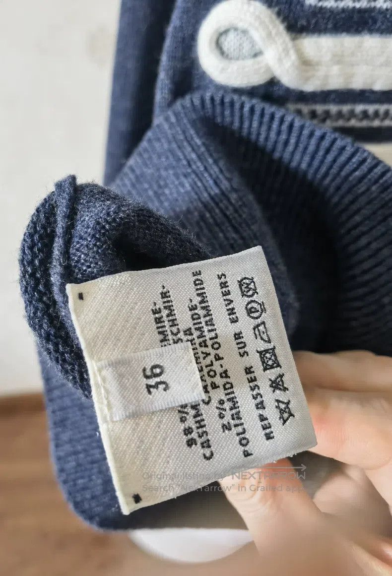 Hermes Hermes Cashmere knit sweater Size XXS / US 00 / IT 34 - 4 Thumbnail