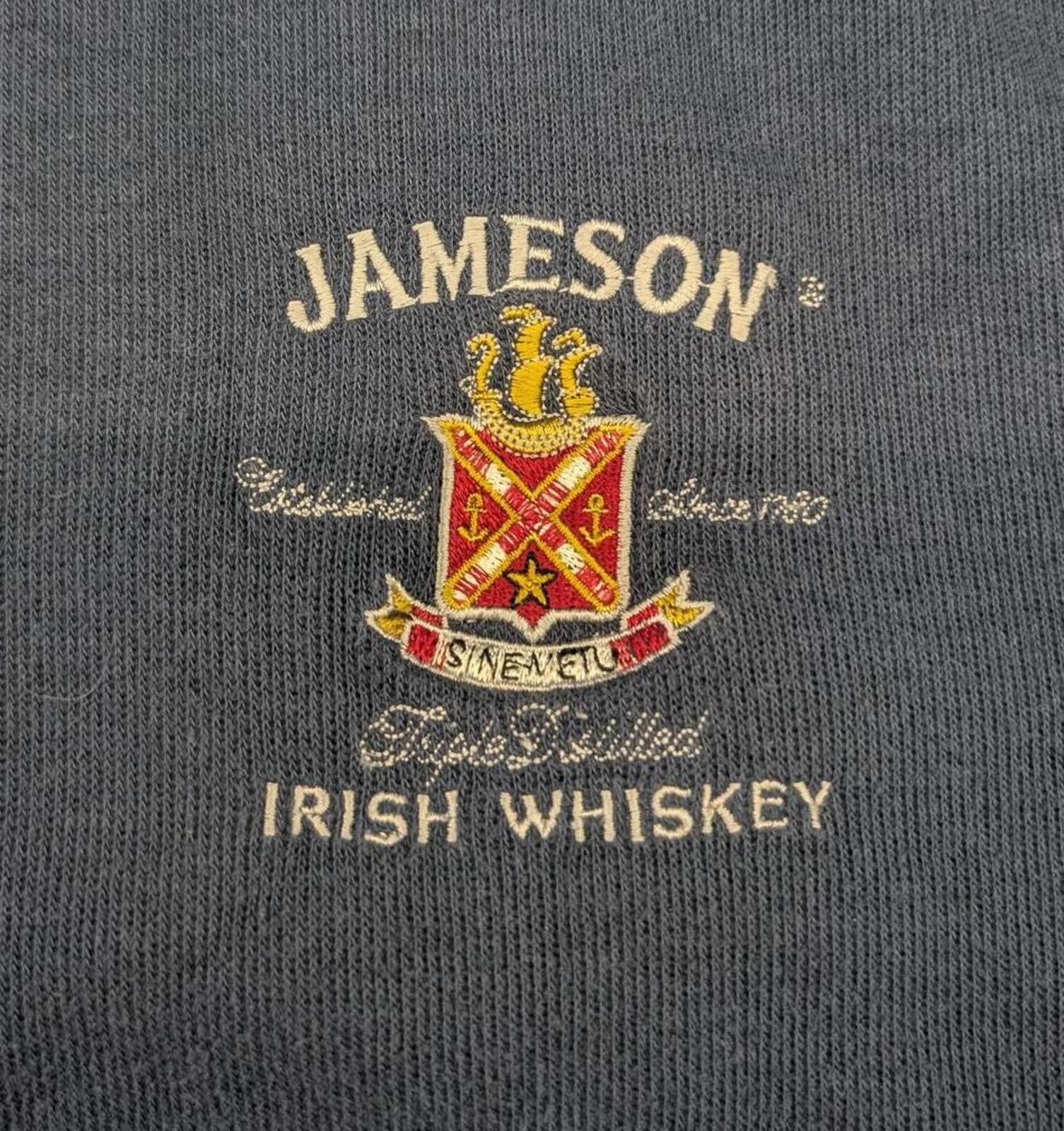 Vintage Vintage 90s Jameson Irish Whiskey Navy Blue Polo Shirt Size US L / EU 52-54 / 3 - 2 Thumbnail