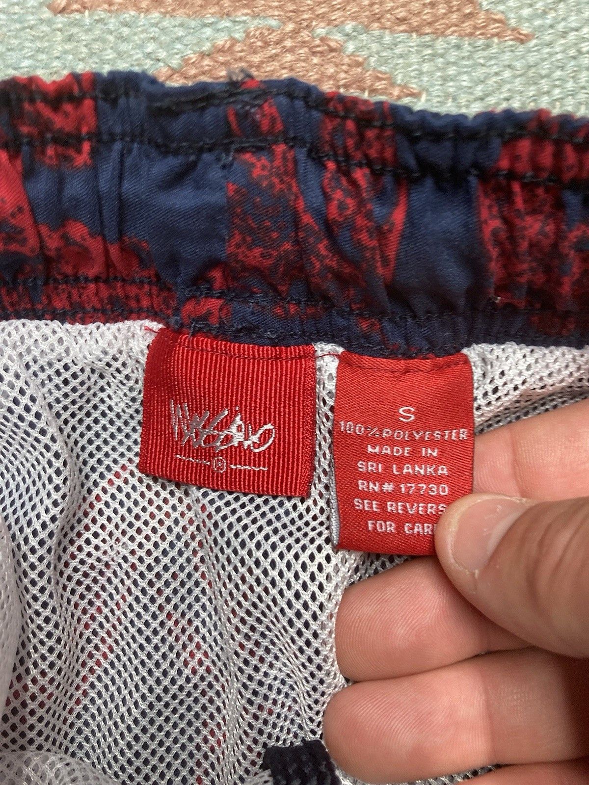 Mossimo × Vintage mossimo swim trunks shorts Hawaiian flowers floral surf S Size US 28 / EU 44 - 5 Thumbnail