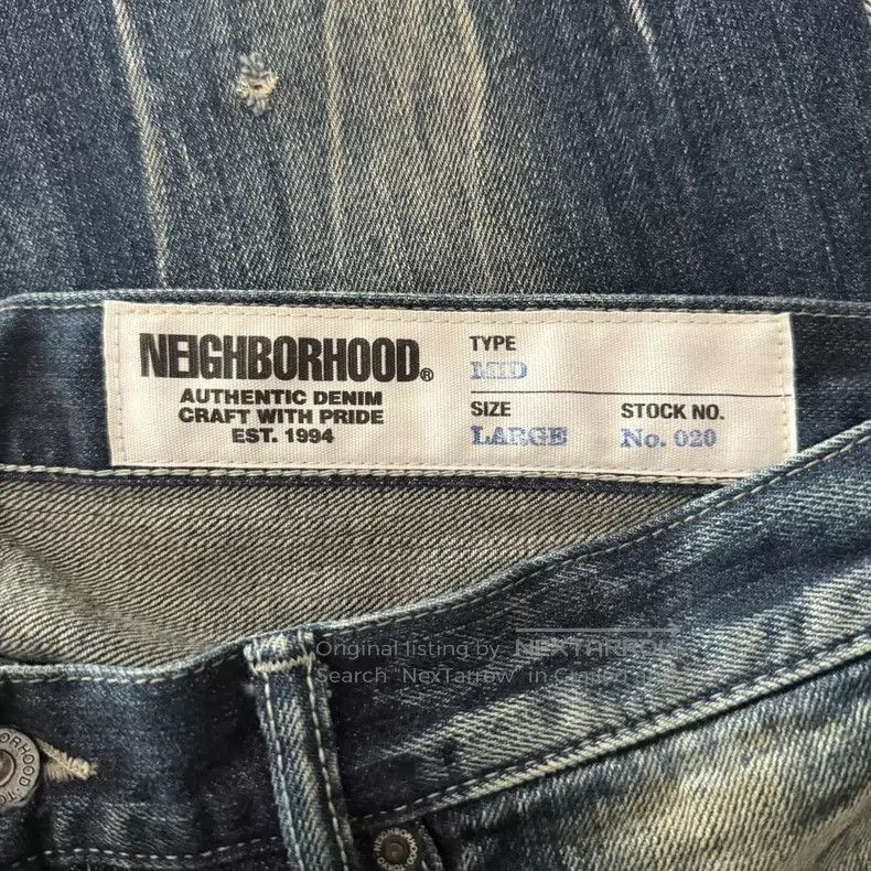 Neighborhood Neighborhood size L Bull King Denim Jeans Size US 27 - 5 Thumbnail