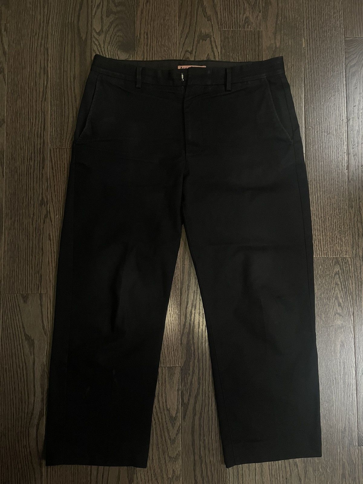image of Acne Studios Trousers 515 in Black, Men's (Size 33)