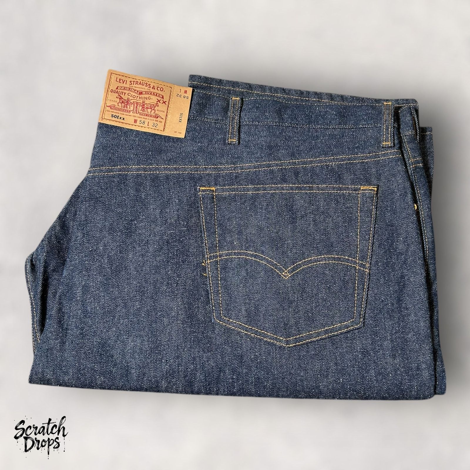 Levi's Vintage Levi's 501xx Shrink-to-Fit Jeans USA W54 L34 501