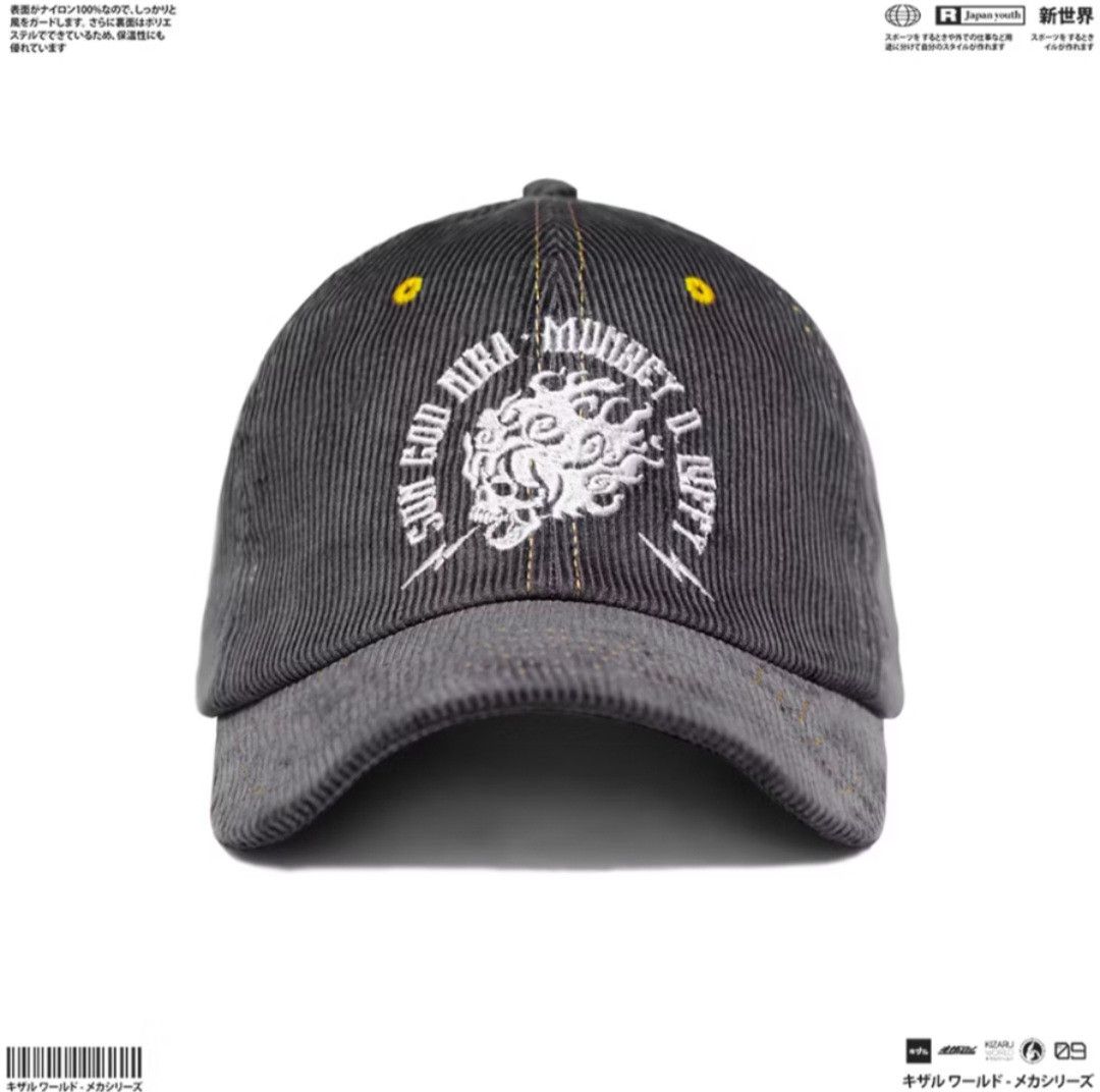 Anime One Piece Monkey d Luffy grey Cap Size ONE SIZE - 1 Thumbnail