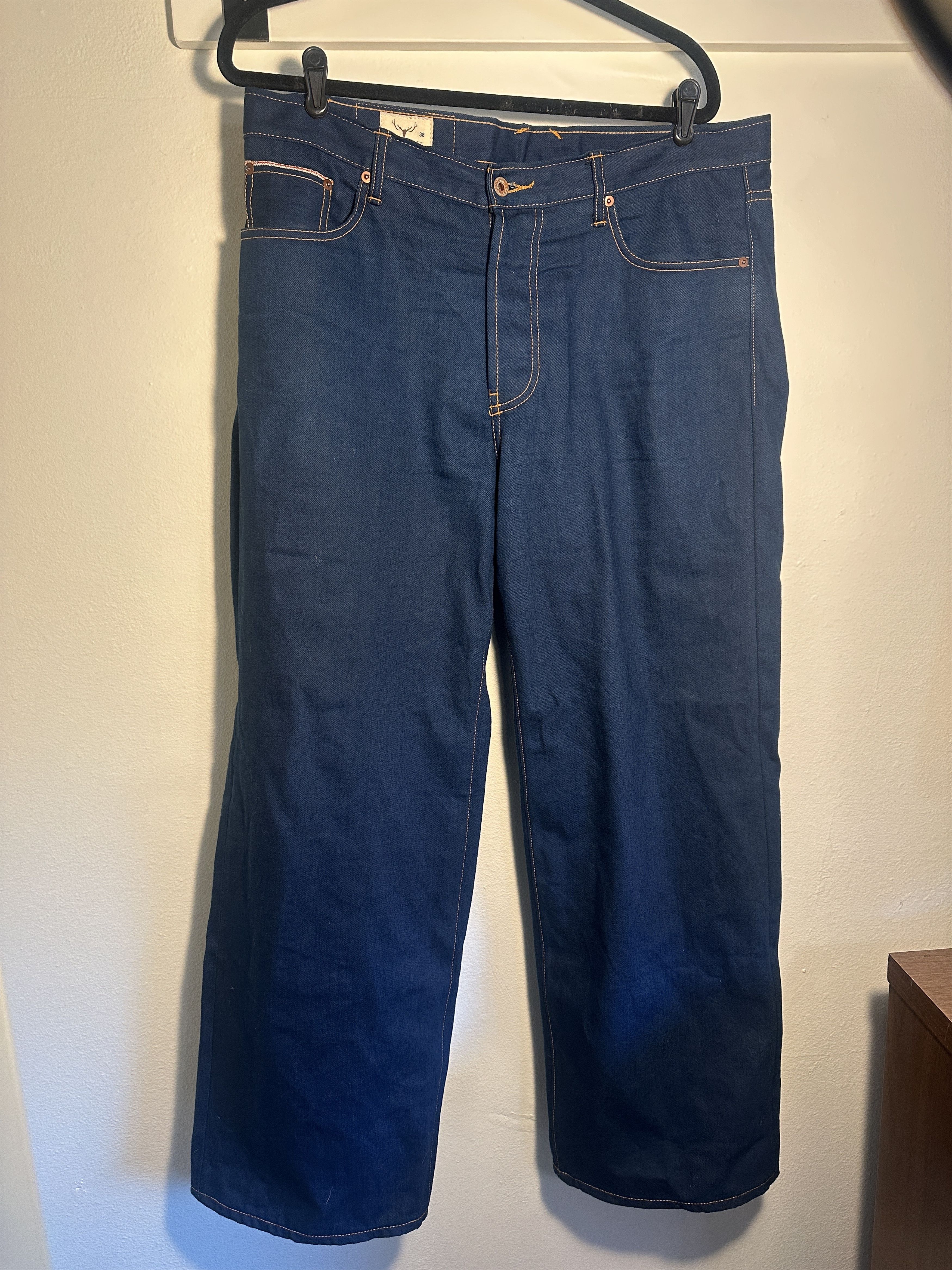 Other Nama Denim Custom Double Dipped Indigo Selvedge Jeans Size US 38 / EU 54 - 1 Thumbnail