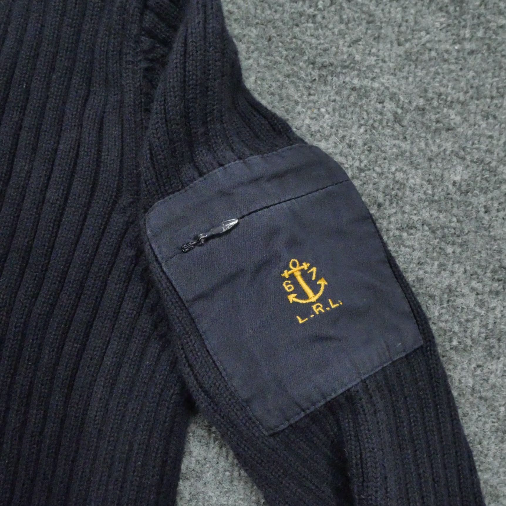 Ralph Lauren VINTAGE Ralph Lauren Sweater Womens Medium Blue Pullover Ribbed Cotton Side Tie Y2K Men? Size M / US 6-8 / IT 42-44 - 2 Thumbnail