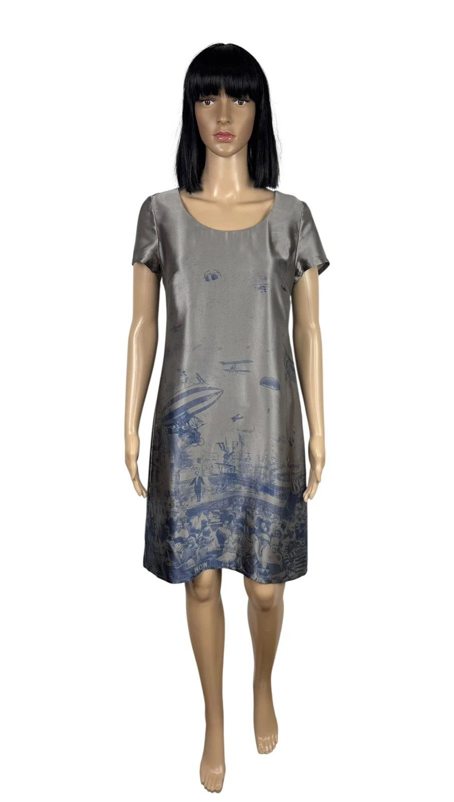 Other Ikks Silk Printed Dress size 36 Size S / US 4 / IT 40 - 3 Thumbnail