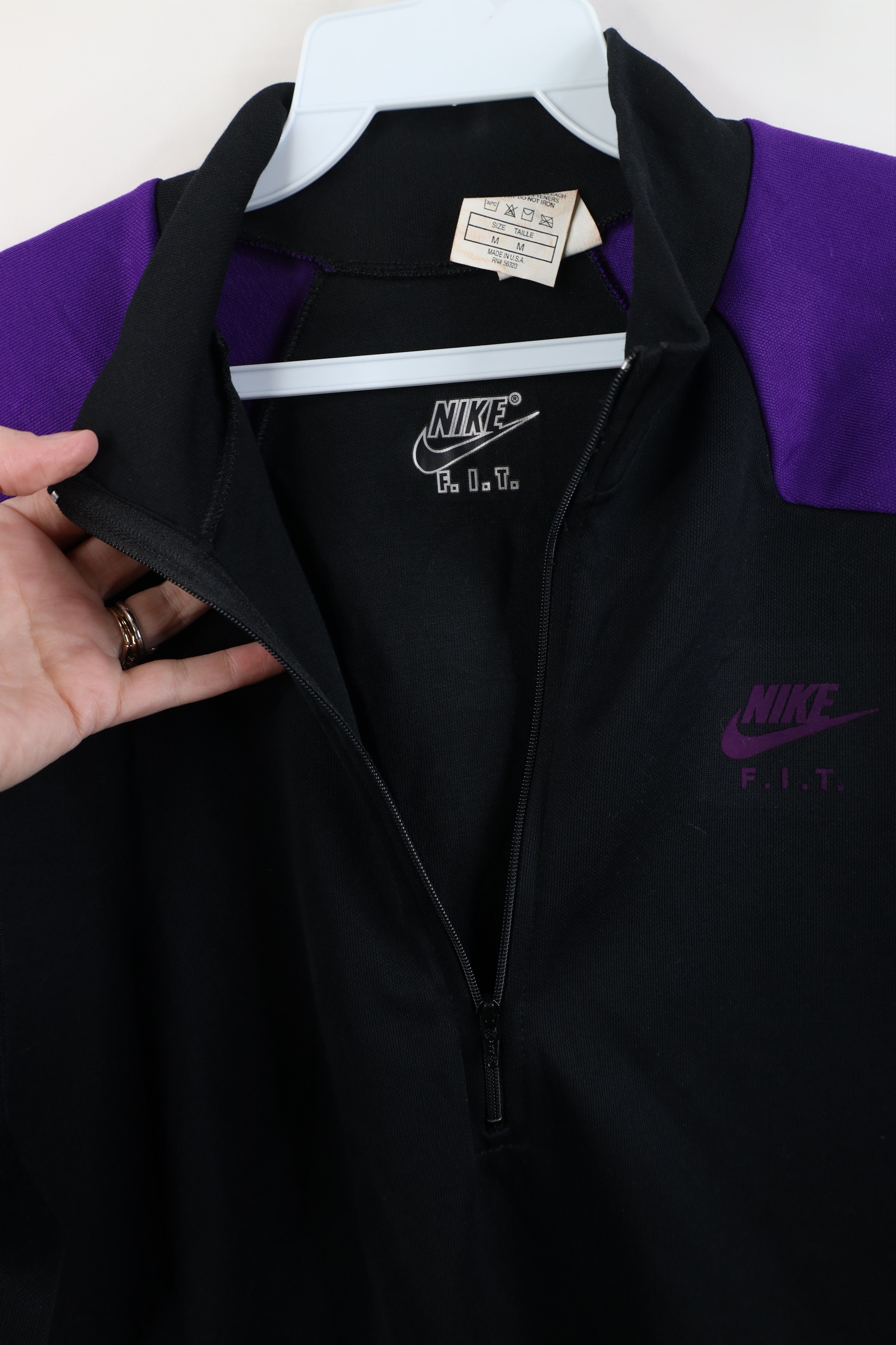 Nike Vintage 80s 90s Nike International 1/4 Half Zip Jacket Size M / US 6-8 / IT 42-44 - 7 Thumbnail