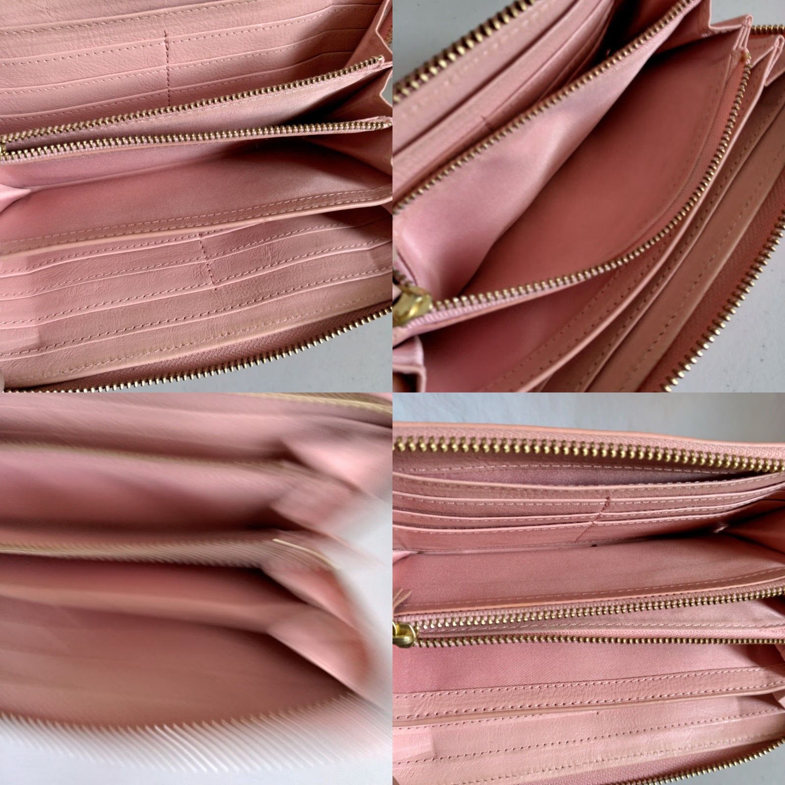 Fossil Fossil Wallet Clutch Leather Pink Dusty Rose Zip-Around Men? Women? Size ONE SIZE - 9 Thumbnail