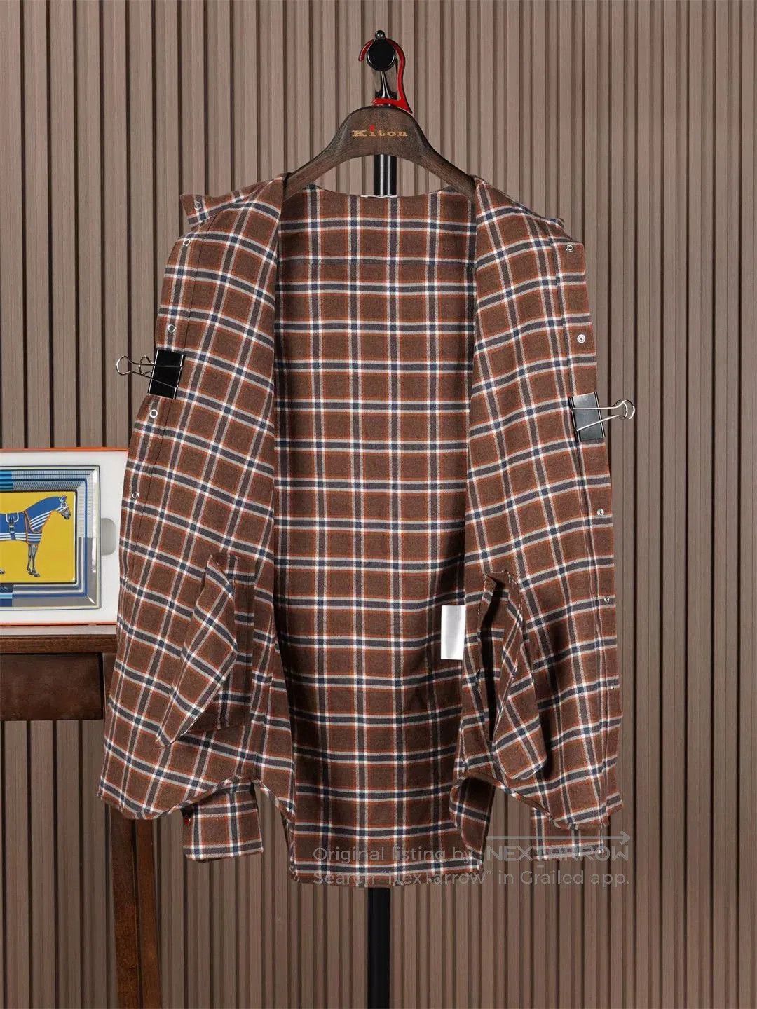 Kiton Kiton Hooded Flannel Jacket Sale. Size US M / EU 48-50 / 2 - 3 Thumbnail