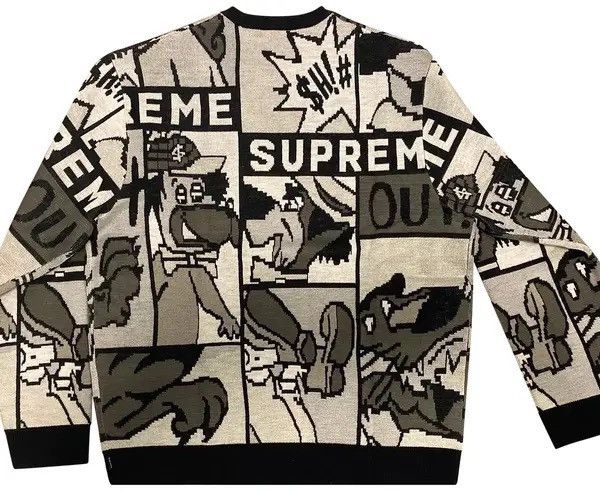 Supreme Supreme Cartoon Sweater Size US L / EU 52-54 / 3 - 6 Thumbnail