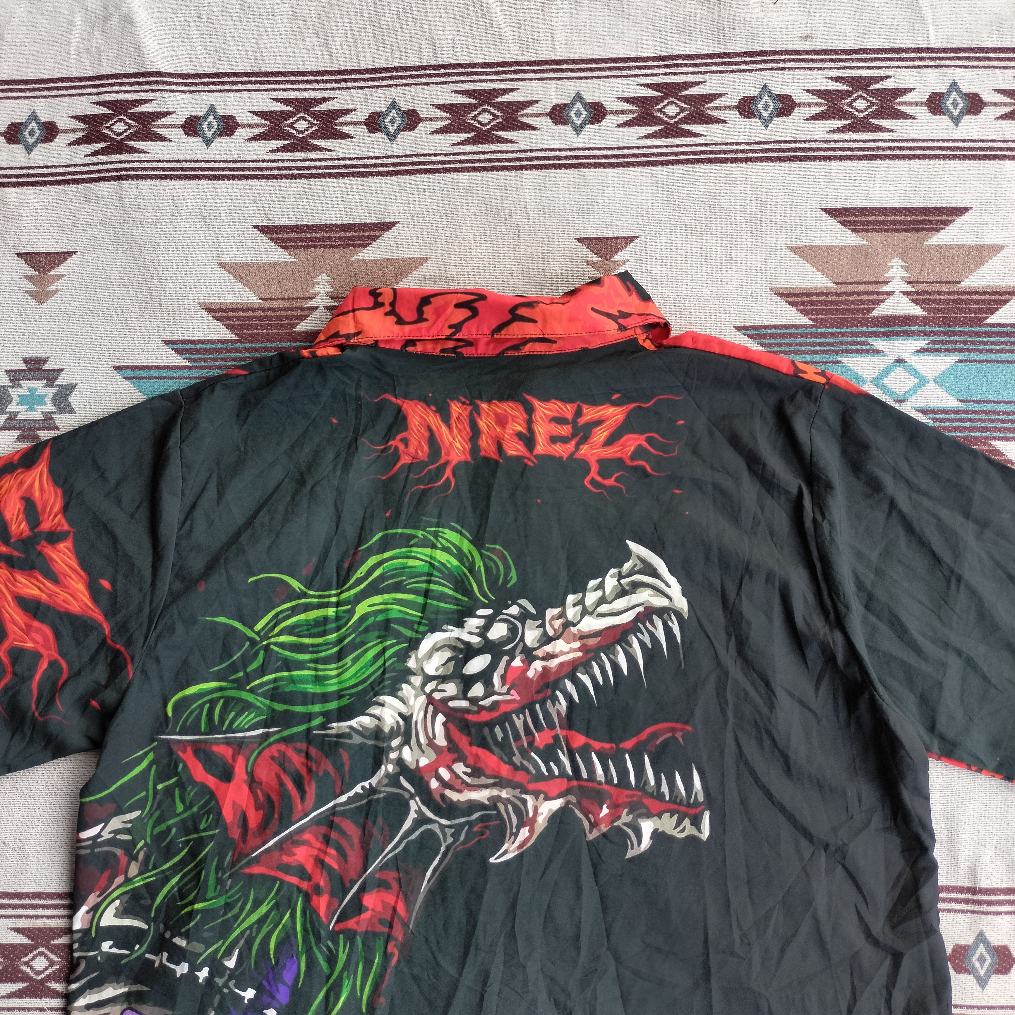 JNCO Nrez Dragon fire picture over ss shirt Size US M / EU 48-50 / 2 - 8 Thumbnail