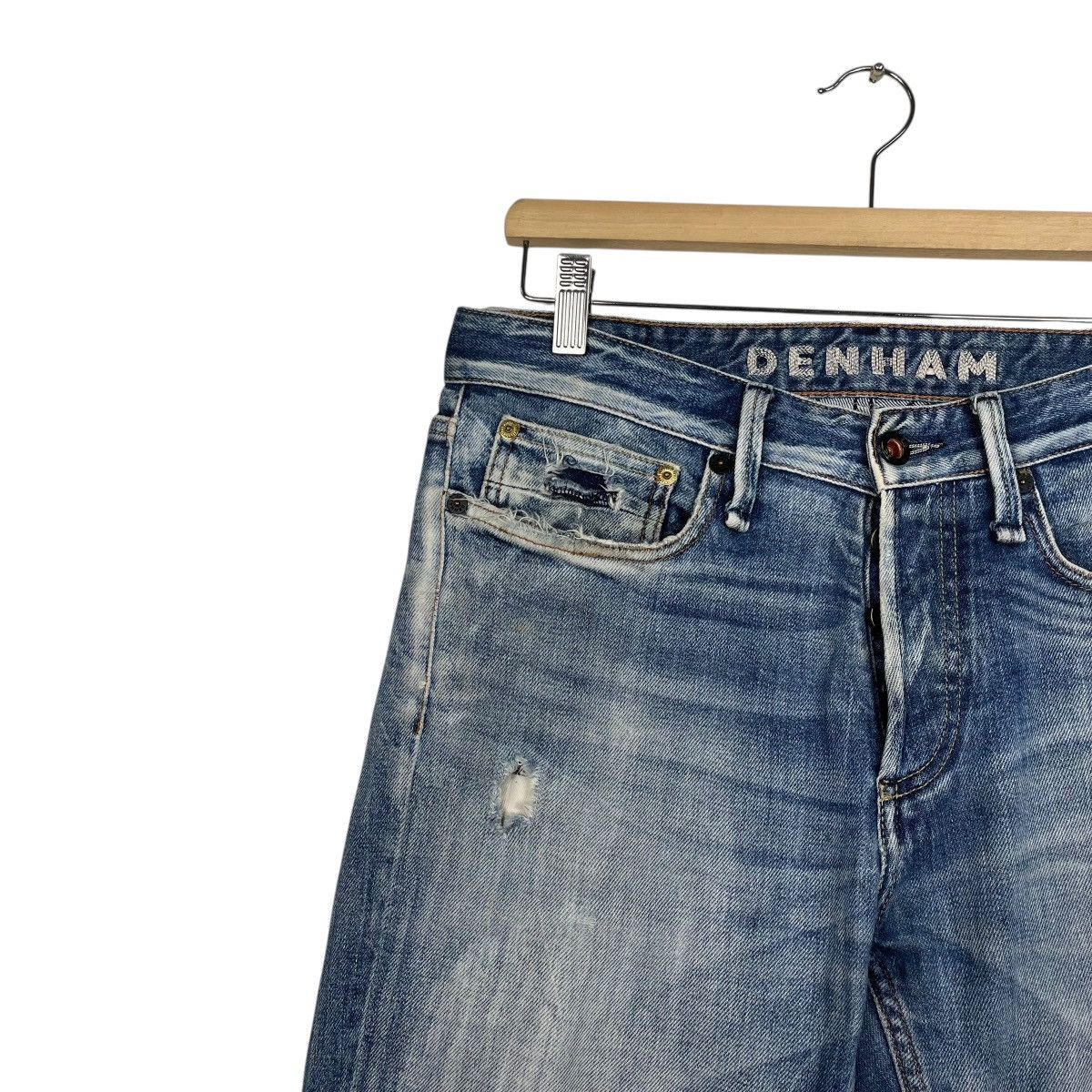 DENHAM Vintage Denham Japan Utility Distressed Denim Jeans Size US 30 / EU 46 - 4 Thumbnail