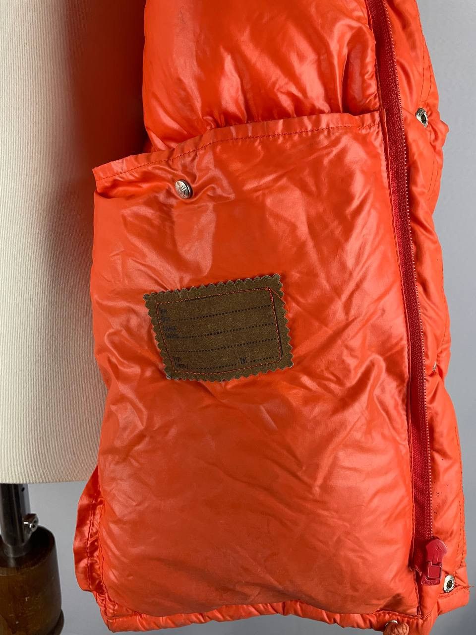 Moncler Moncler Down Jacket Vintage Orange Grenoble Size US XL / EU 56 / 4 - 25 Thumbnail