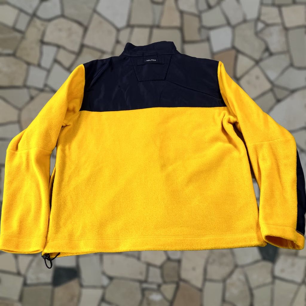 Nautica VINTAGE Nautica Jacket Medium Yellow Fleece Full Zip Sailing USA Made 90s Mens Size US M / EU 48-50 / 2 - 1 Thumbnail
