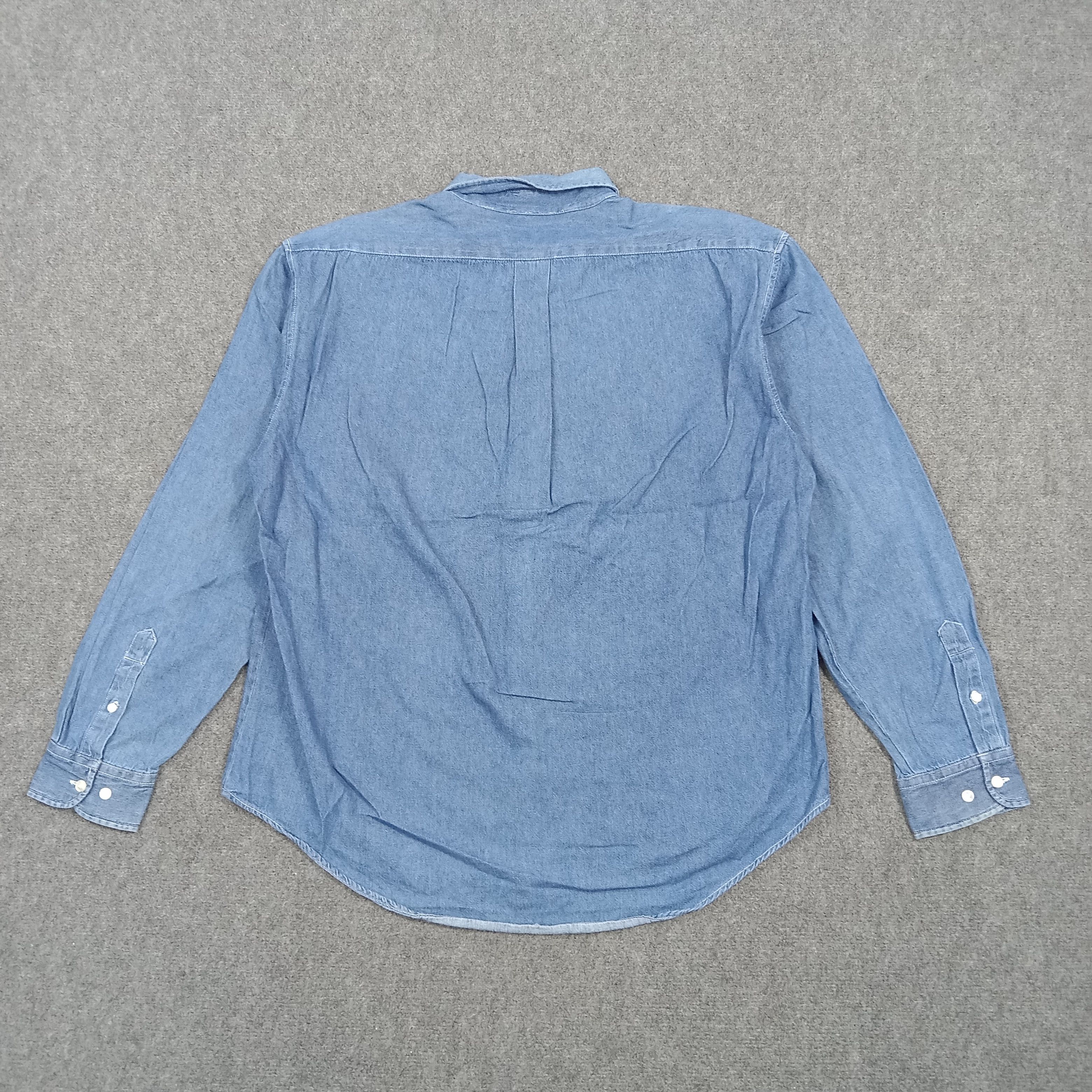 Ralph Lauren Ralph Lauren American Denim Button Up Shirt C294N27 Size US XL / EU 56 / 4 - 4 Thumbnail