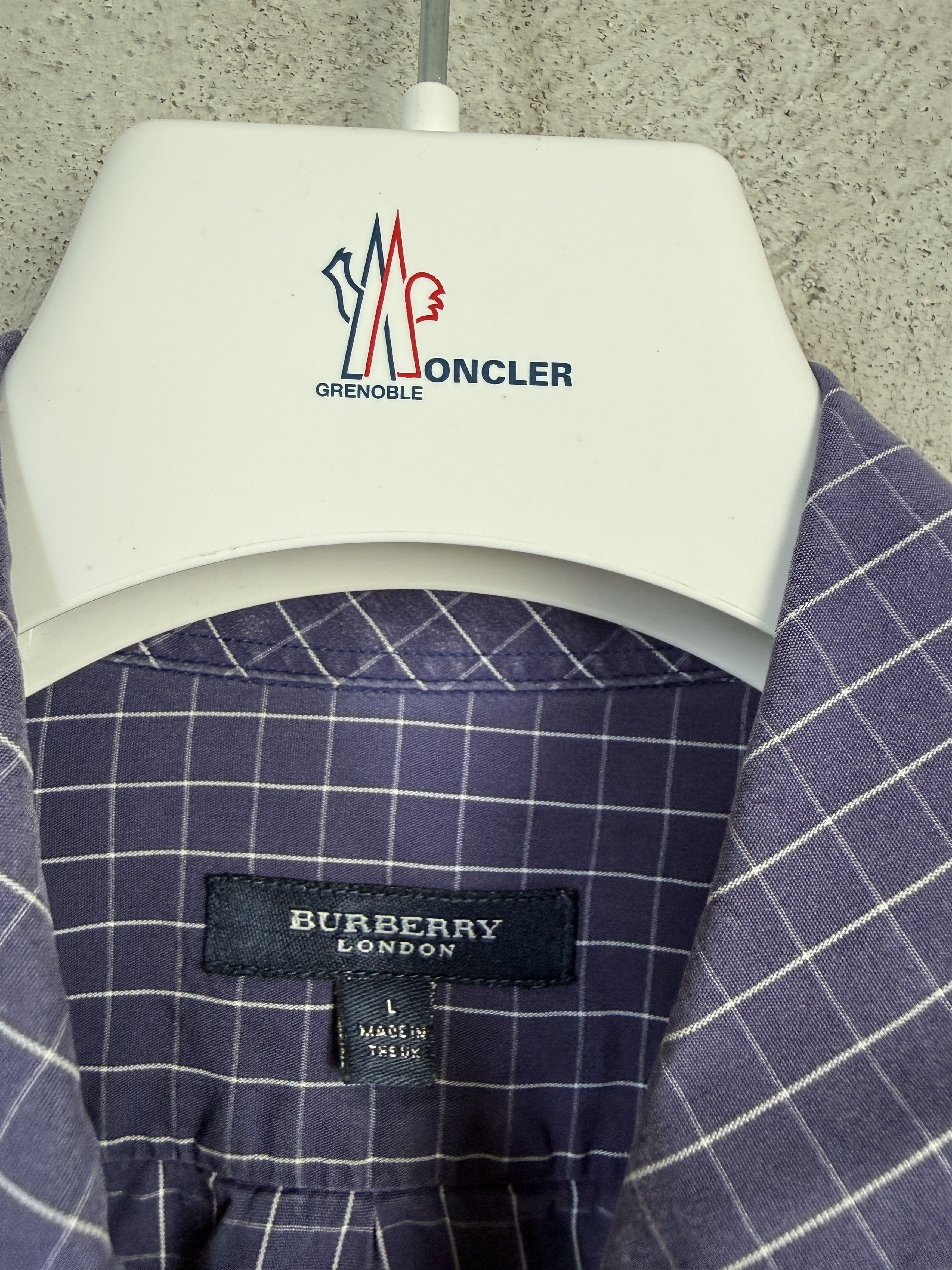Burberry Burberry checked shirt button ups casual formal Size US L / EU 52-54 / 3 - 3 Thumbnail