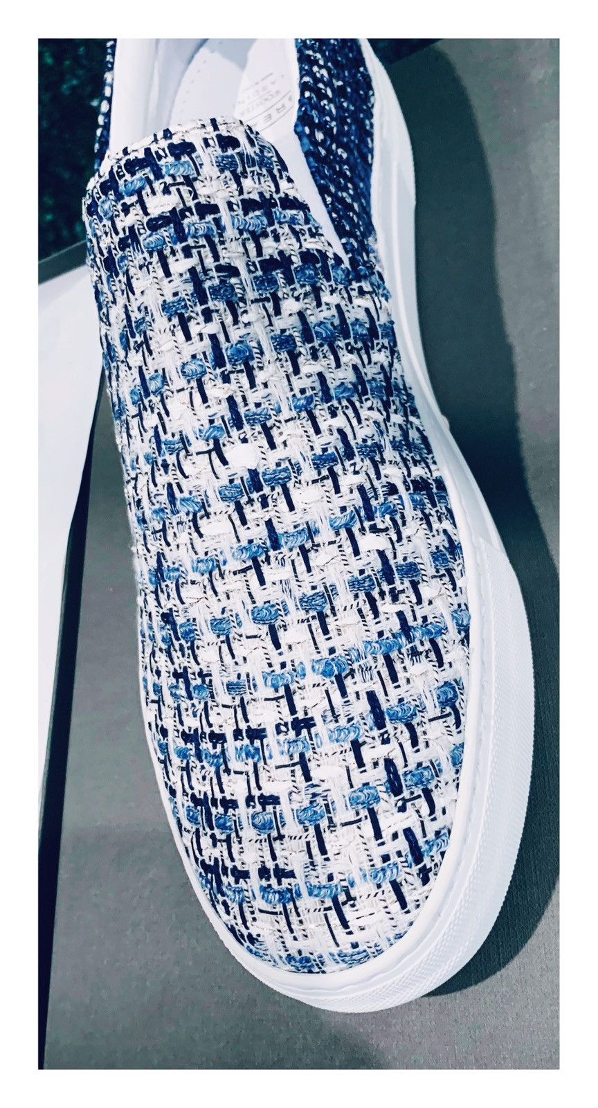 Greats New Greats Wooster x Lardini Slip-On Sneaker White/Blue Sz13 Size US 13 / EU 46 - 10 Thumbnail