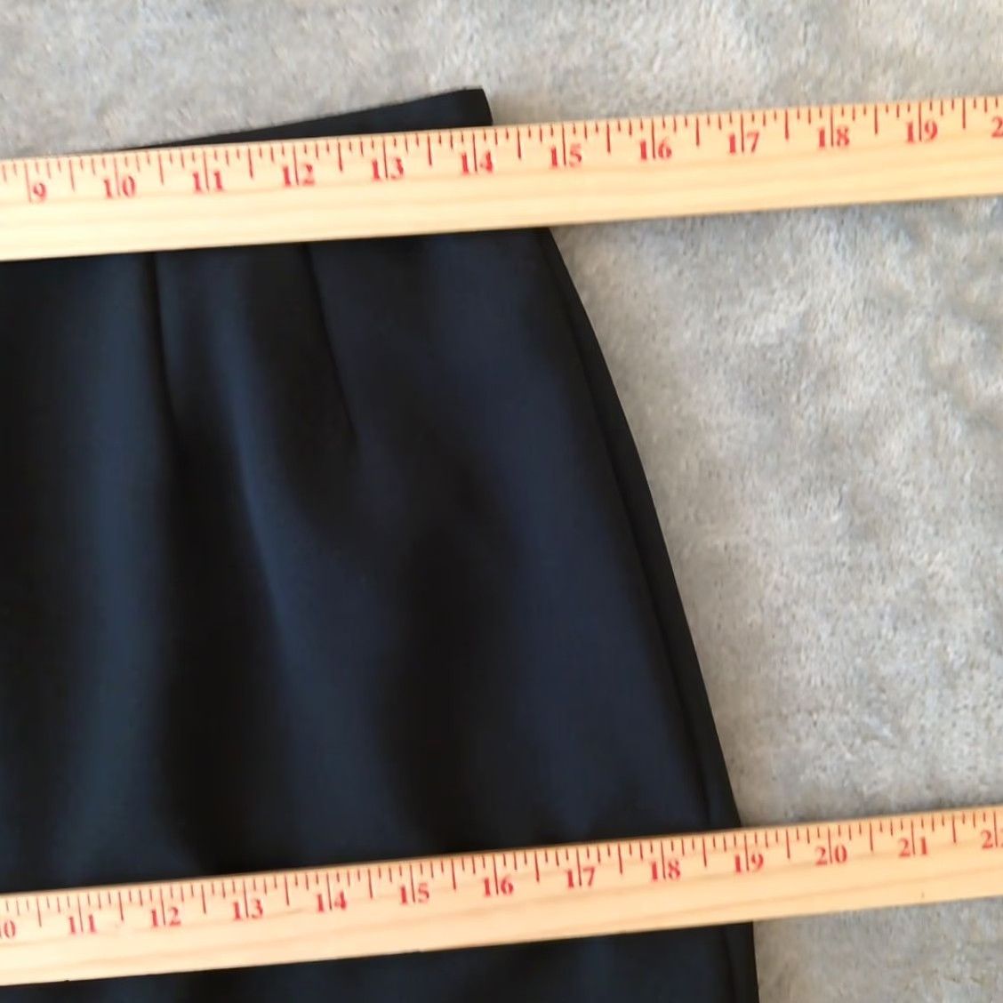 Kasper Kasper Skirt Knee Length Pencil Lined Slit 6P Black Petite Women Sh Size 28" / US 6 / IT 42 - 3 Thumbnail