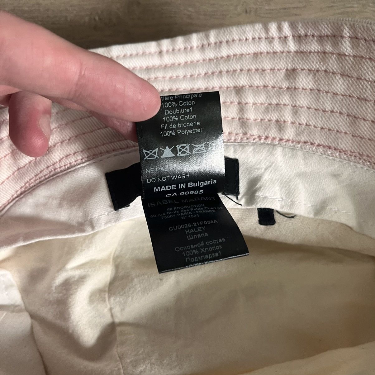 Isabel Marant Isabel Marant Haley Bucket Hat Size ONE SIZE - 5 Thumbnail