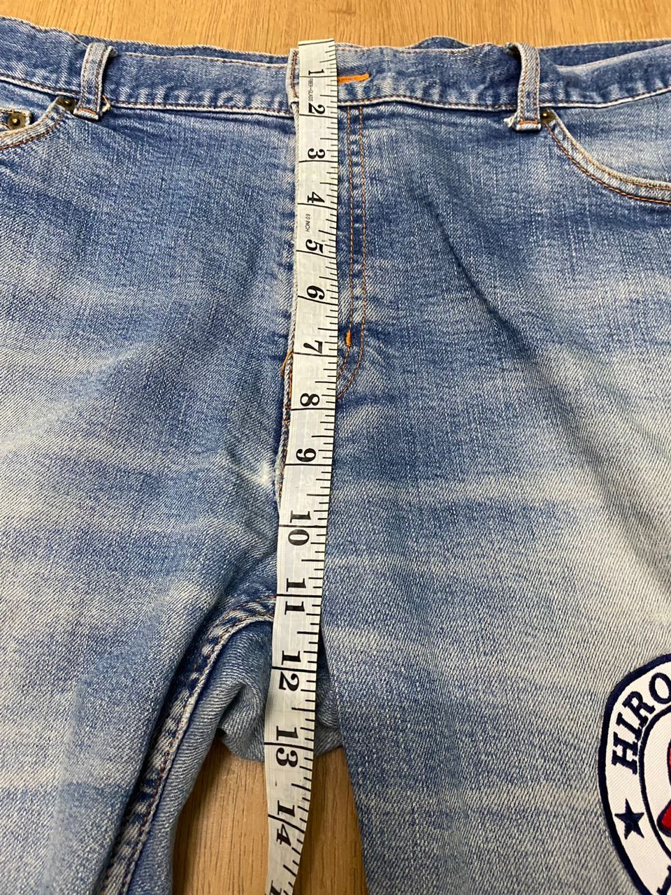 Japanese Brand Vintage Lupo Di Mare Sina Cova Patch Work Distress Denim Size US 36 / EU 52 - 4 Thumbnail