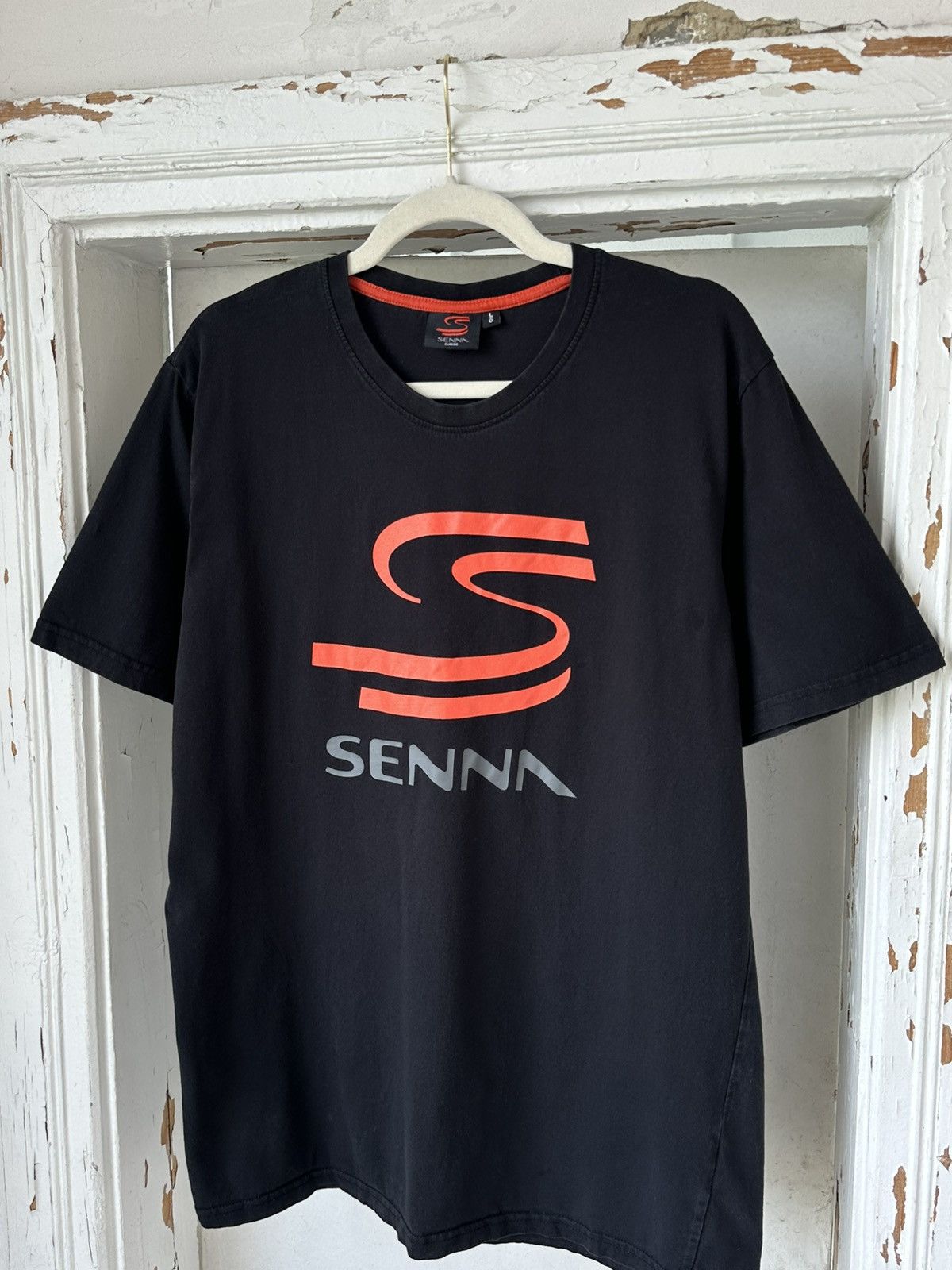 Vintage Vintage Ayrton Senna Racing F1 T-shirt Size US L / EU 52-54 / 3 - 2 Thumbnail