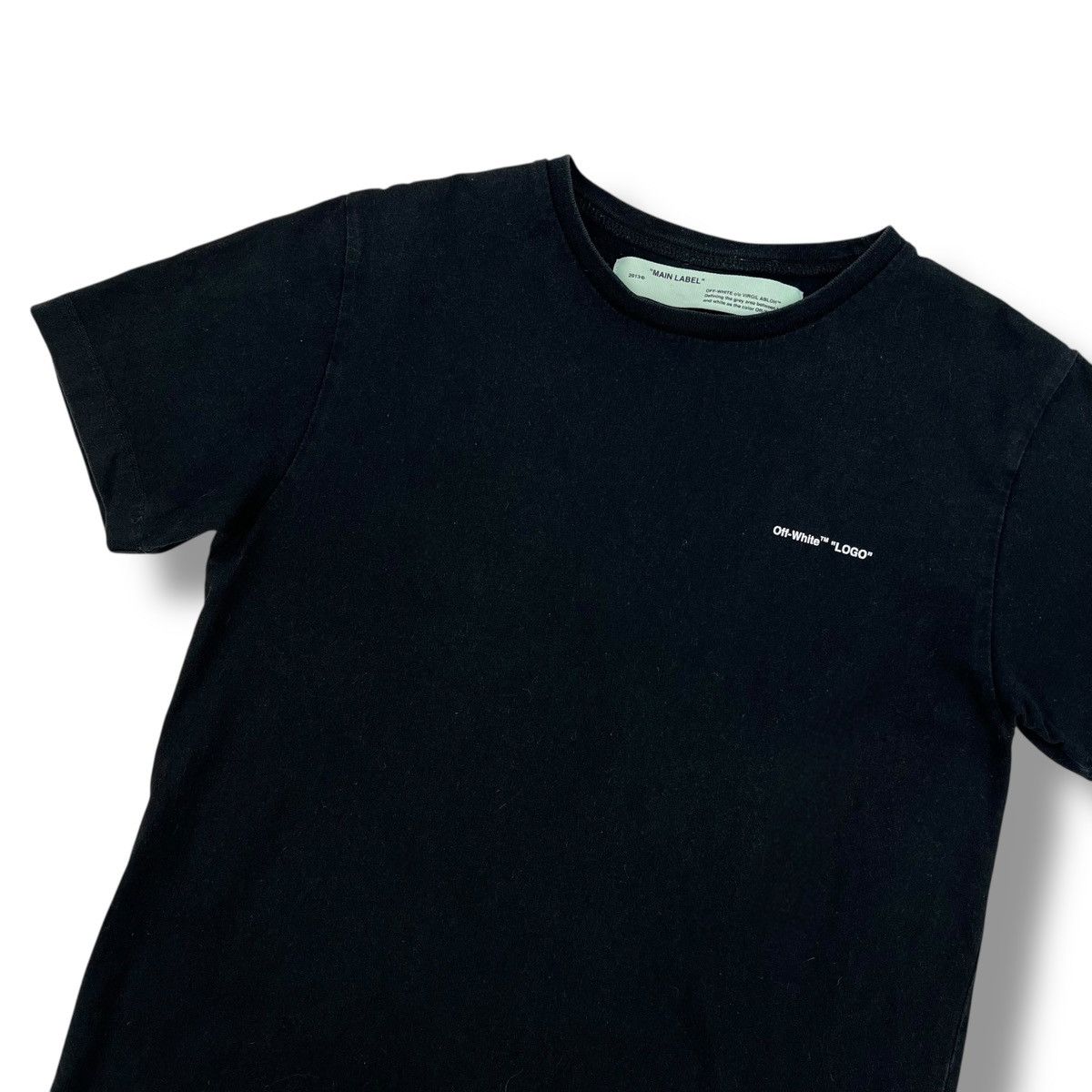 Off-White Off-White Mini Logo Black T Shirt Size US S / EU 44-46 / 1 - 1 Thumbnail