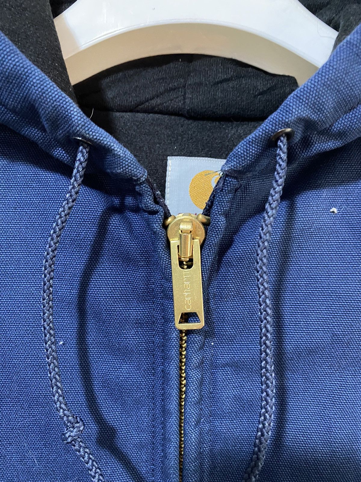 Carhartt Carhartt USA Active Jacket, sizeXL, blue, with patch, used, Size US XL / EU 56 / 4 - 7 Thumbnail