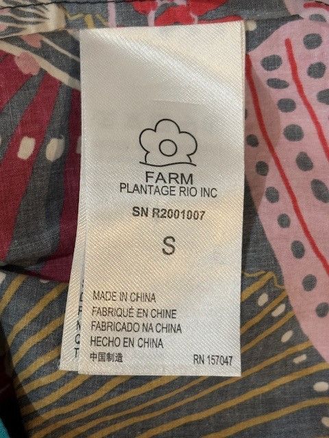 Farm Rio Mock Neck Long-Sleeve Shell Blouse Size S / US 4 / IT 40 - 12 Thumbnail