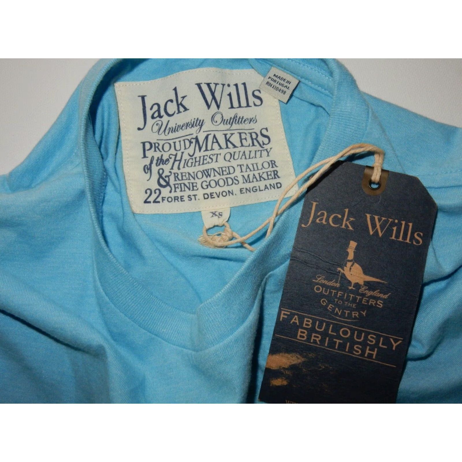 Jack Wills VINTAGE Jack Wills Men's T Shirt XS Short Sleeve Cotton Blue 2010s Size US XS / EU 42 / 0 - 2 Thumbnail