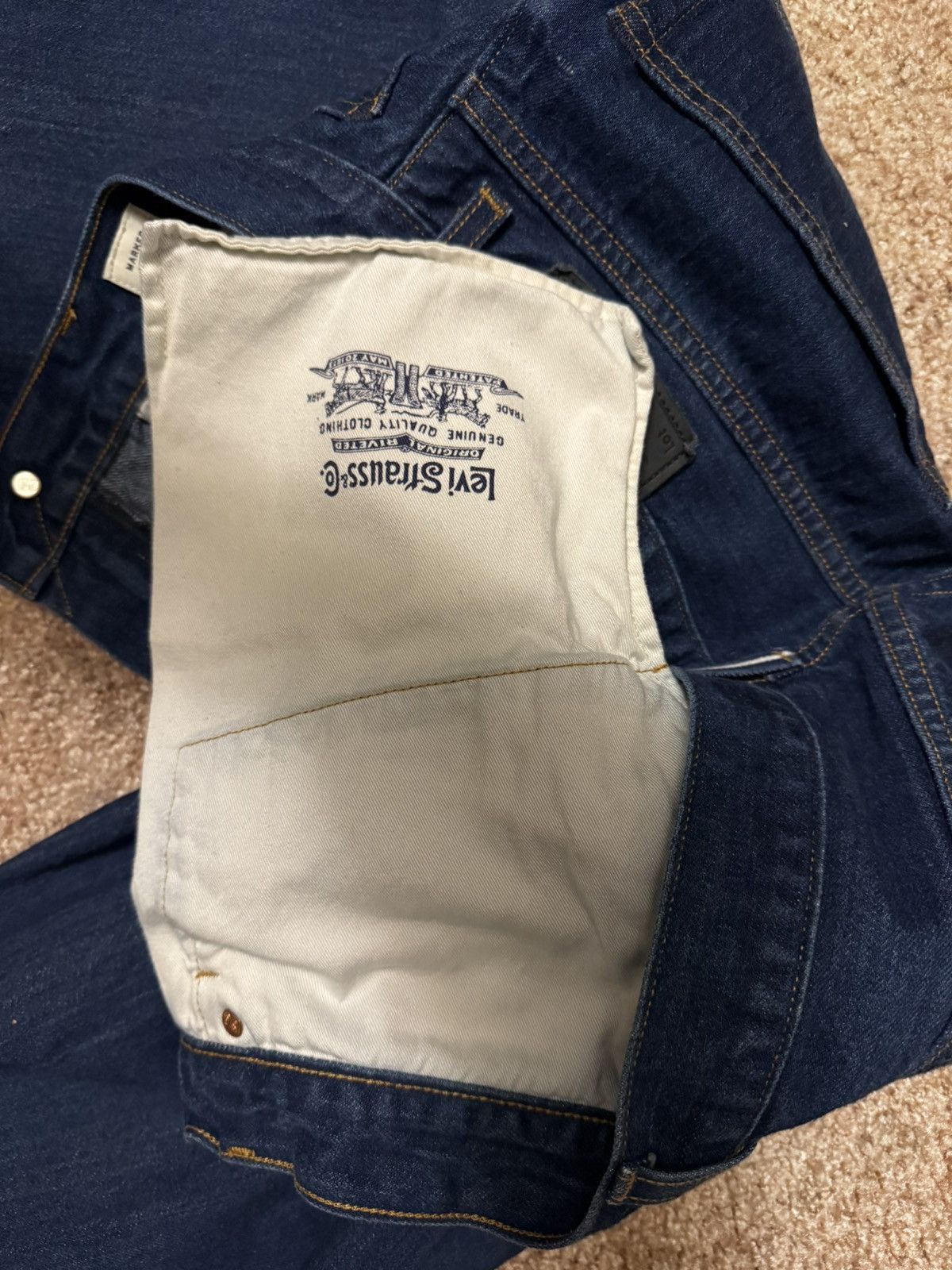 Levi's Levi’s Blue Tab Marker Loose Dark Size US 31 - 6 Thumbnail