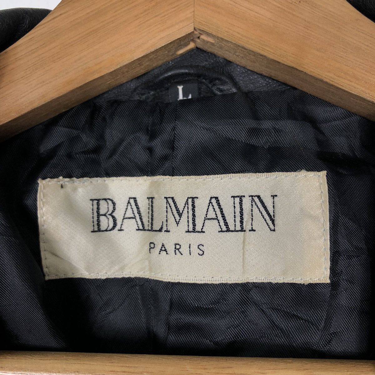 Balmain 🔥90’s Vintage Chore Leather Jacket Balmain Paris Size US M / EU 48-50 / 2 - 13 Thumbnail