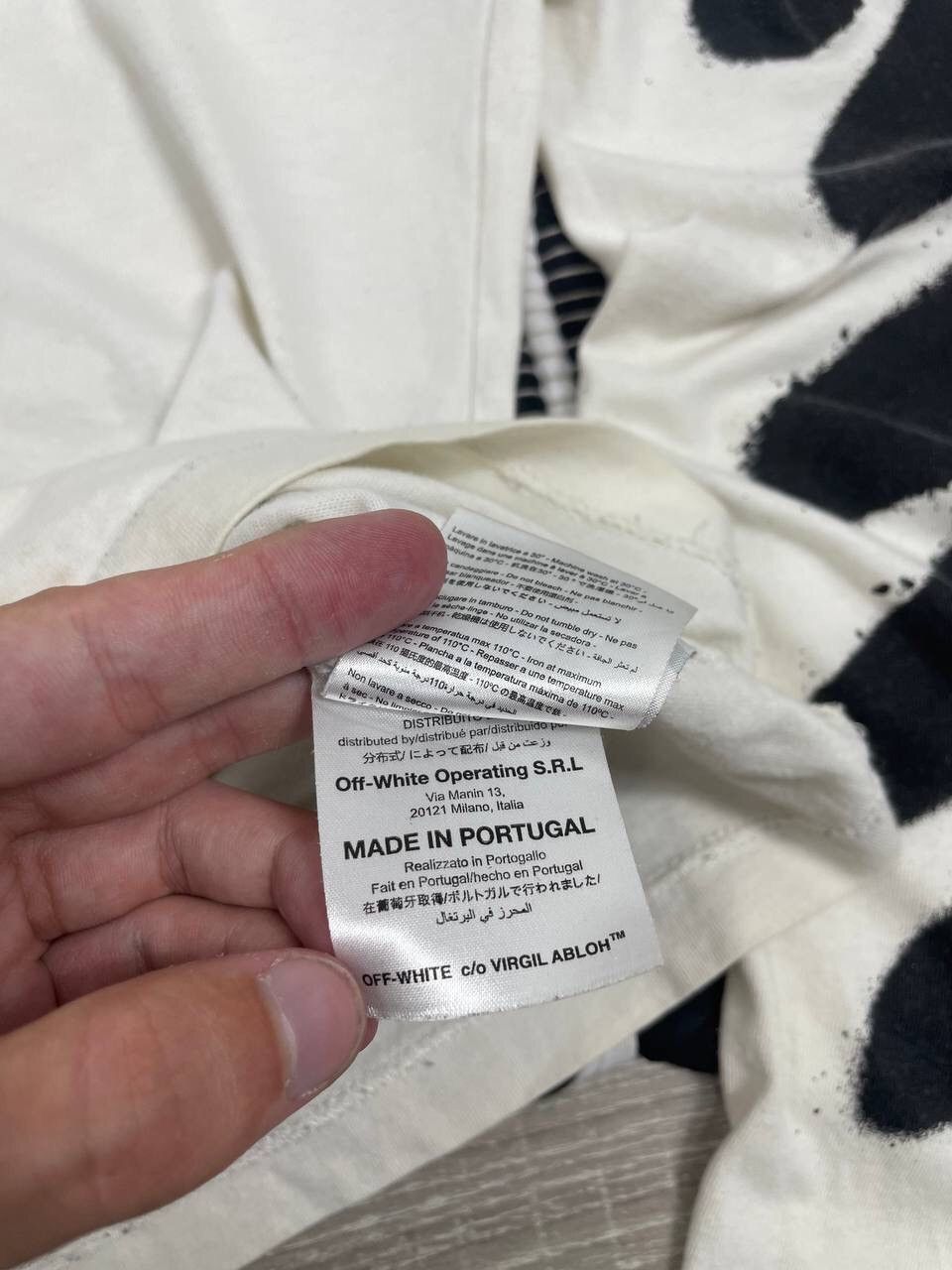Off-White Vintage Off White Mirror Big Logo Long Sleeve Y2K Size US XS / EU 42 / 0 - 13 Thumbnail