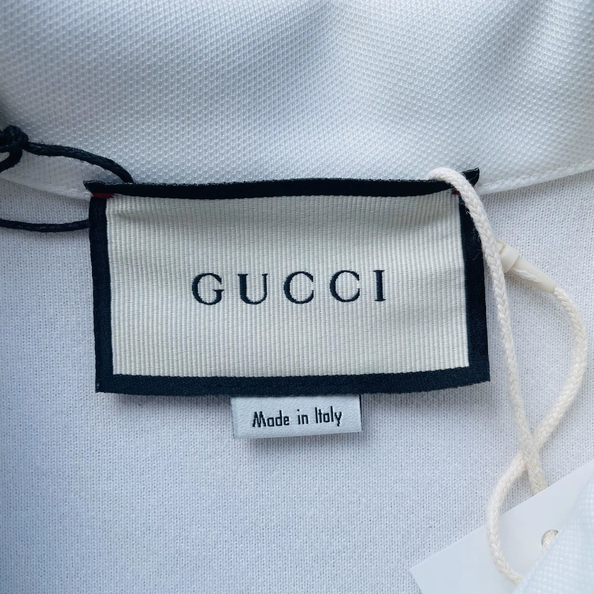 Gucci GUCCI Logo Embroidered Zip Collar Women's White XS Size XS / US 0-2 / IT 36-38 - 4 Thumbnail