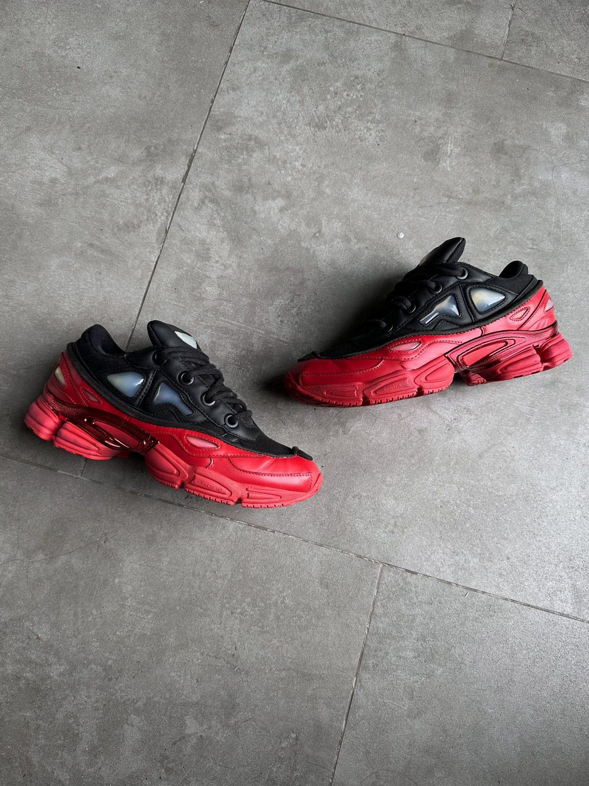 Adidas × Raf Simons SS17 OZWEEGO 3 RED/BLACK Size US 7 / EU 40 - 1 Thumbnail