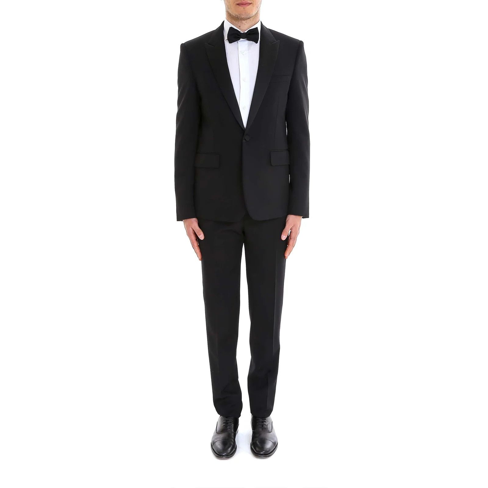 Saint Laurent Paris o1s1wg111224 Tailored Two-Piece Suit in Black Size US L / EU 52-54 / 3 - 2 Thumbnail