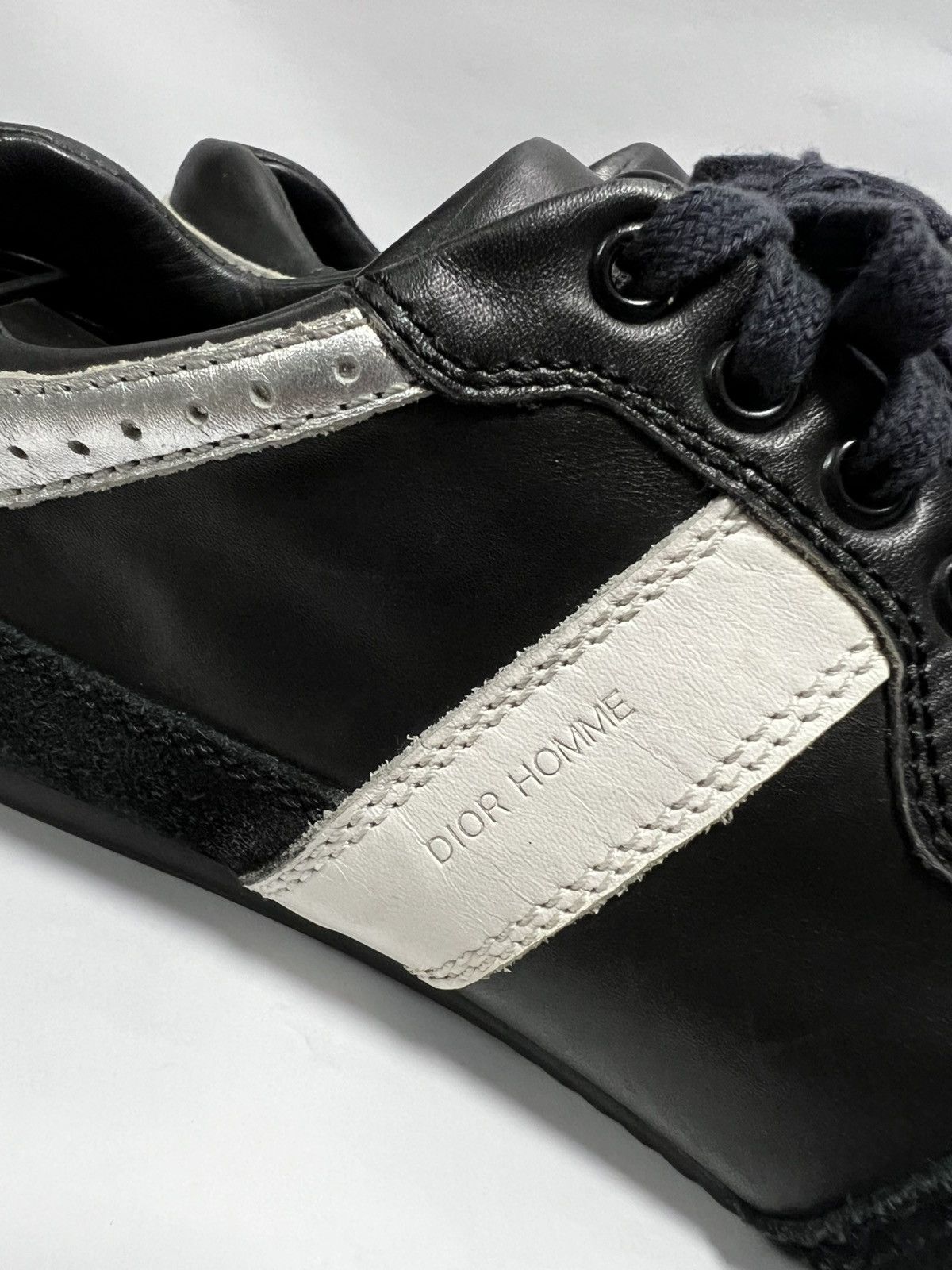 Dior × Hedi Slimane Dior Homme - S/S 07’ - B34 Suede Leather Low Trainers Size US 7.5 / EU 40-41 - 7 Thumbnail