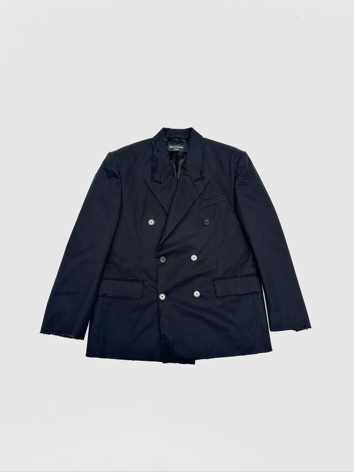 Balenciaga Worn Out Tailored Blazer Jacket