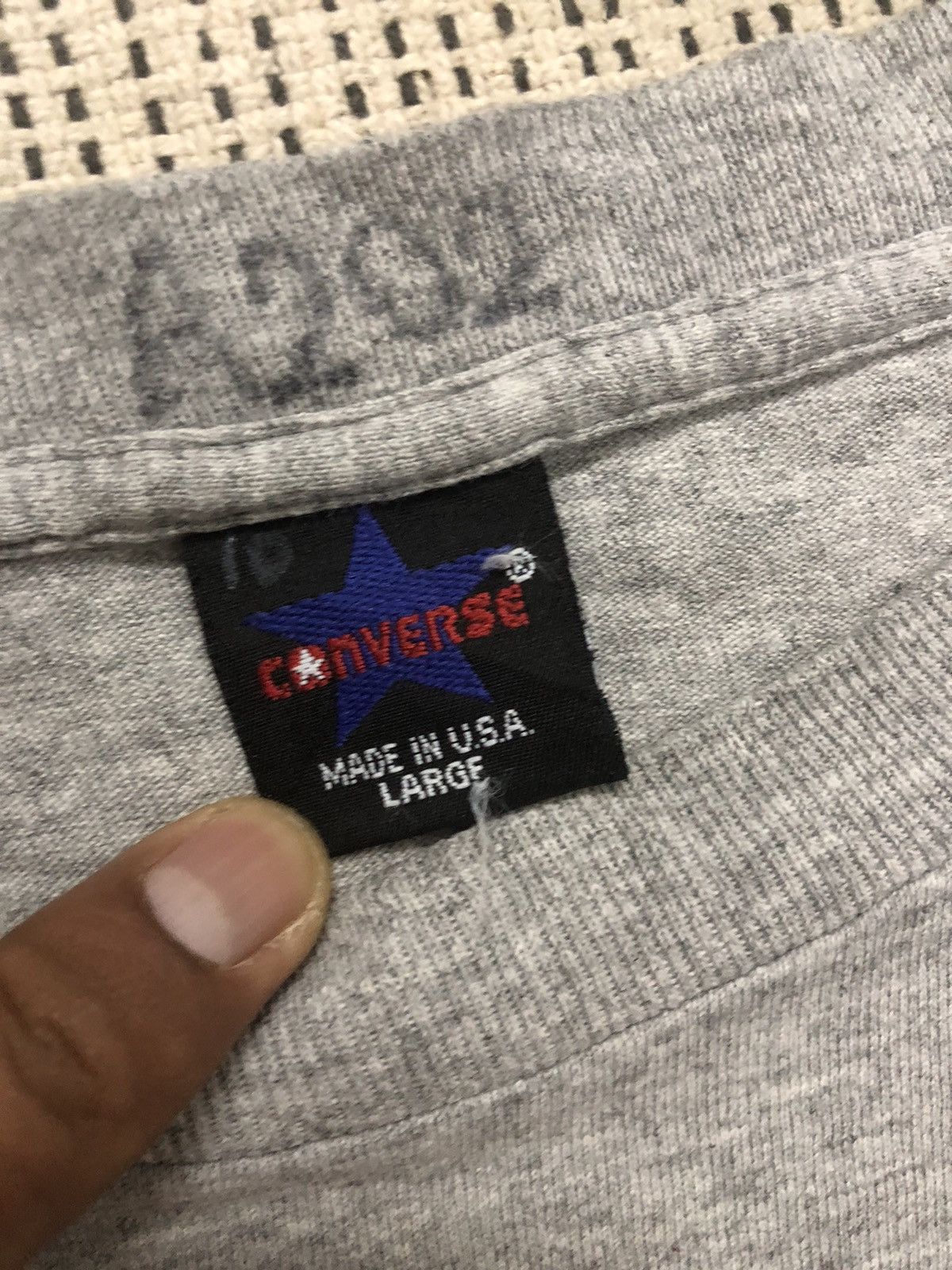Converse × Vintage Vintage 90’s Converse x Larry Johnson Made in usa tee Size US L / EU 52-54 / 3 - 4 Thumbnail