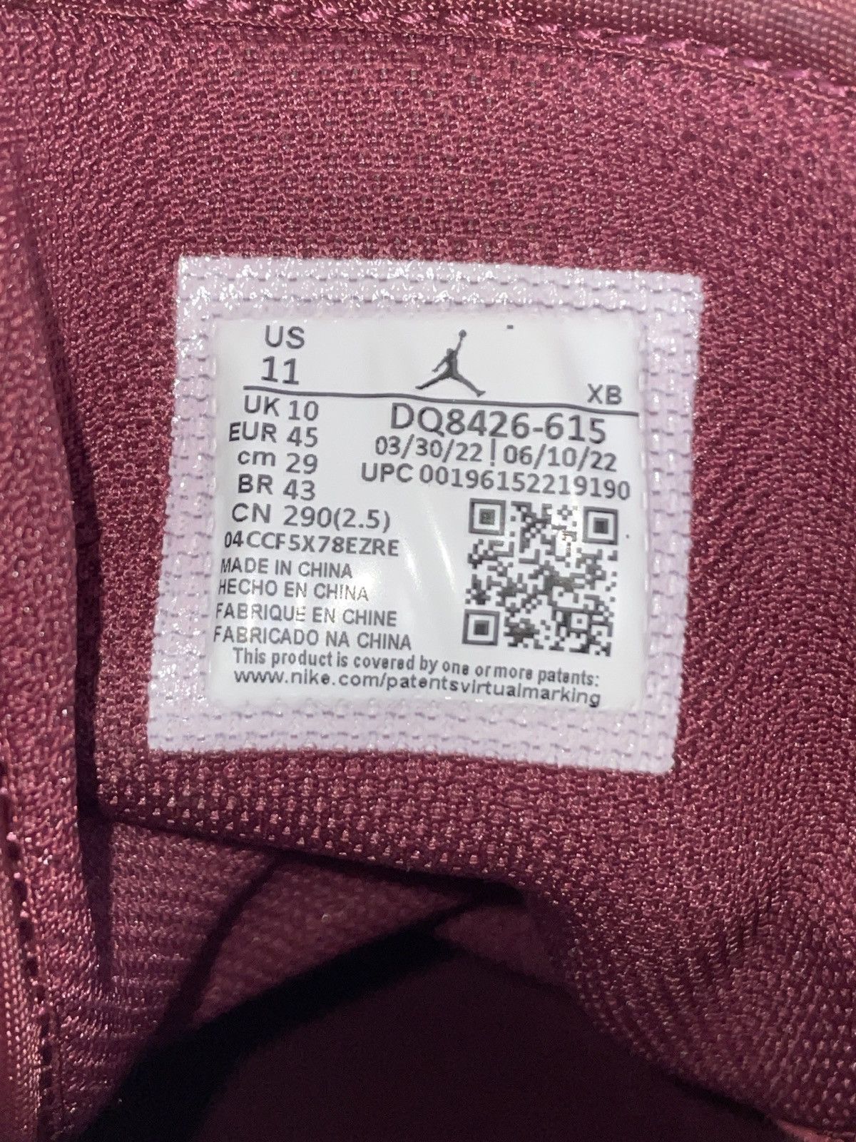Jordan Brand × Nike Jordan 1 Mid Cherrywood Red Size US 11 / EU 44 - 6 Thumbnail