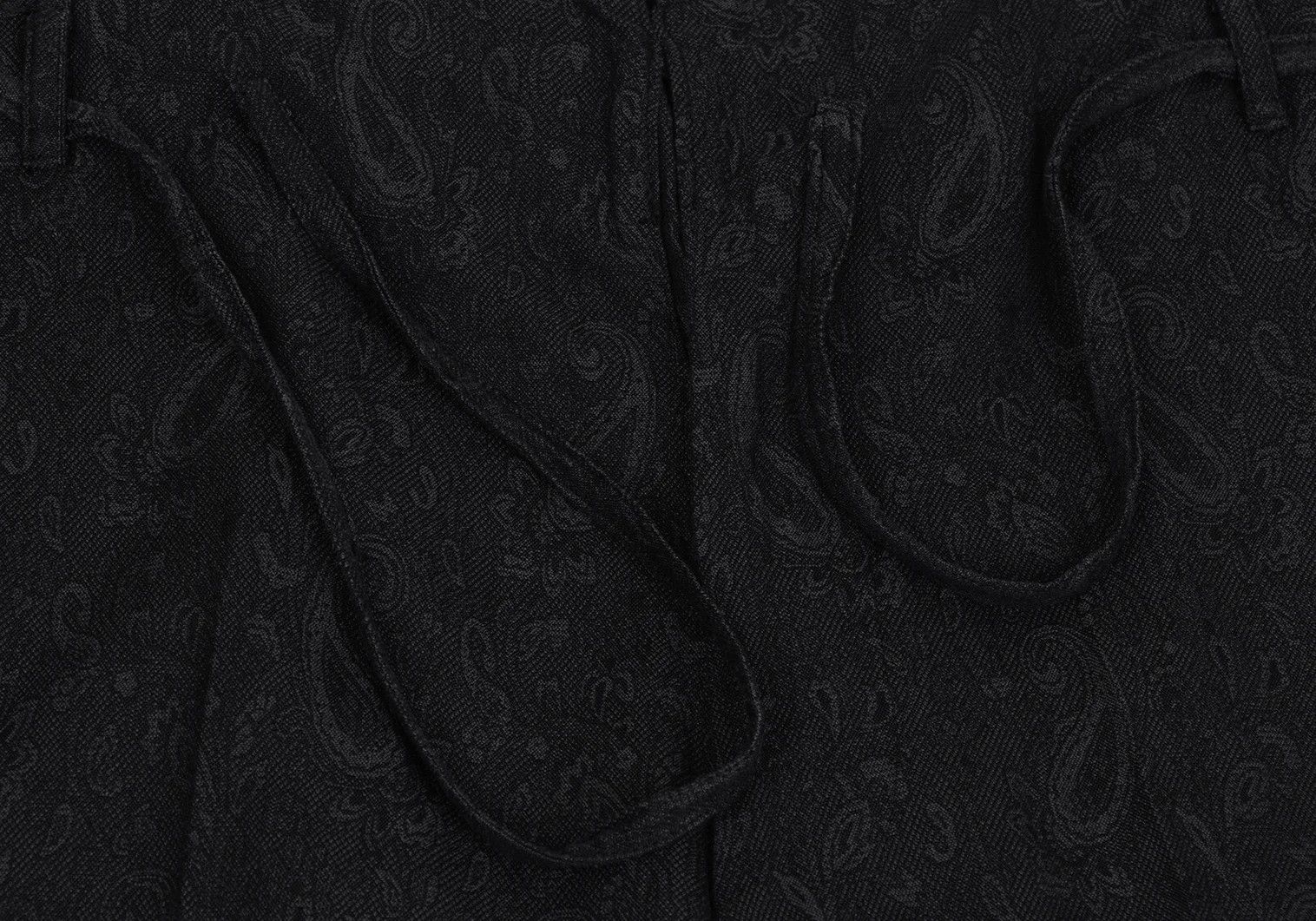 Yohji Yamamoto Yohji Yamamoto Black Cotton Wide Pants Size US 34 / EU 50 - 3 Thumbnail