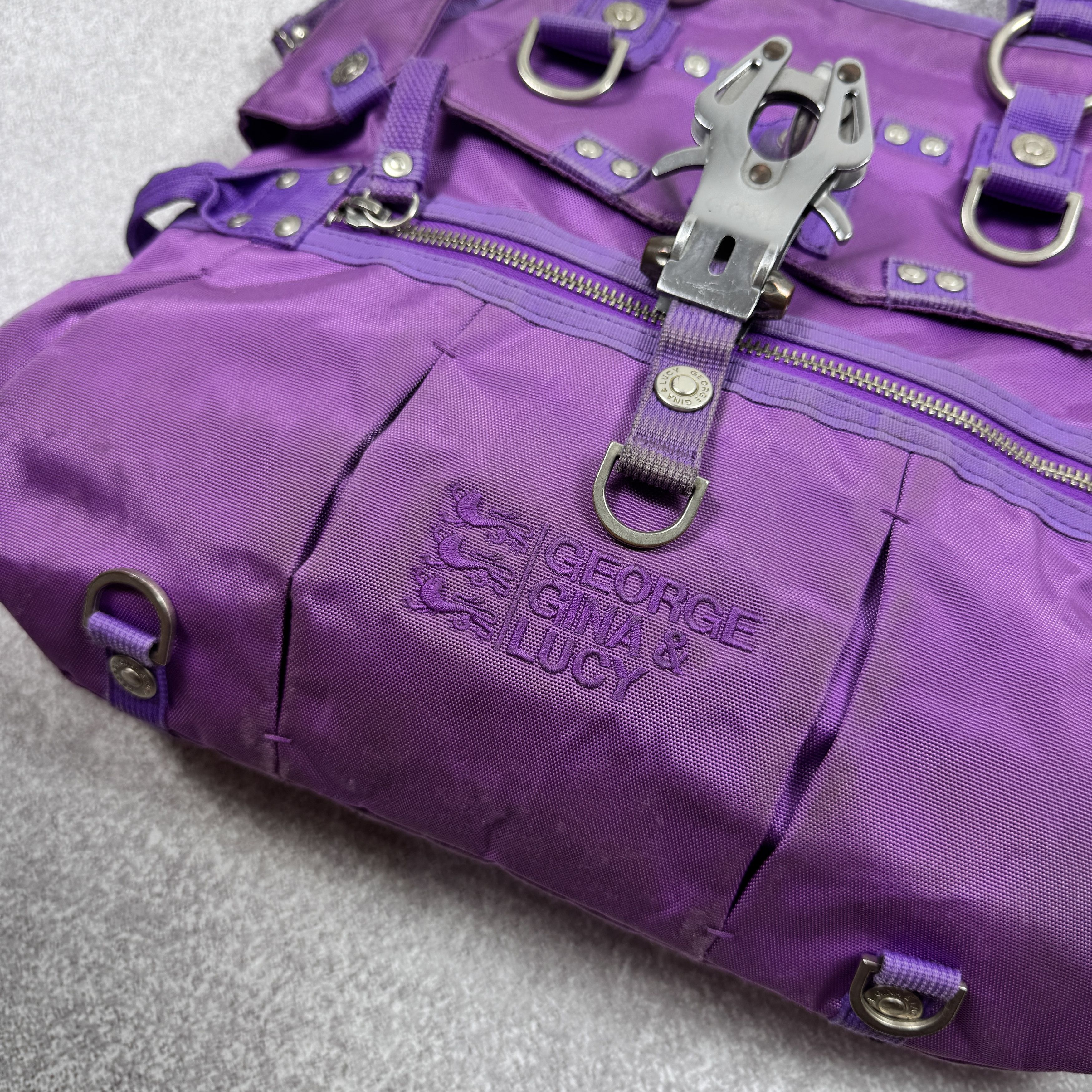 George Gina & Lucy George Gina & Lucy She Said He Said Purple Y2K Handle Bag Size ONE SIZE - 5 Thumbnail