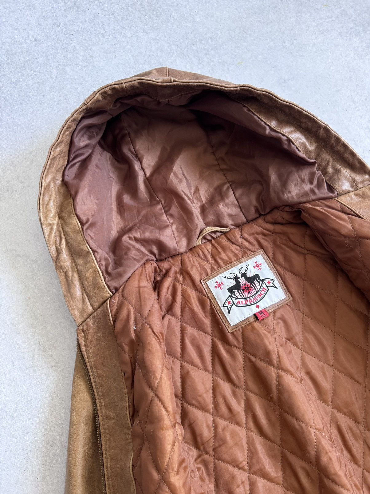 Other Alprausch Vintage 00’s Leather Swiss Style Y2K Unisex Jacket Size M / US 6-8 / IT 42-44 - 7 Thumbnail
