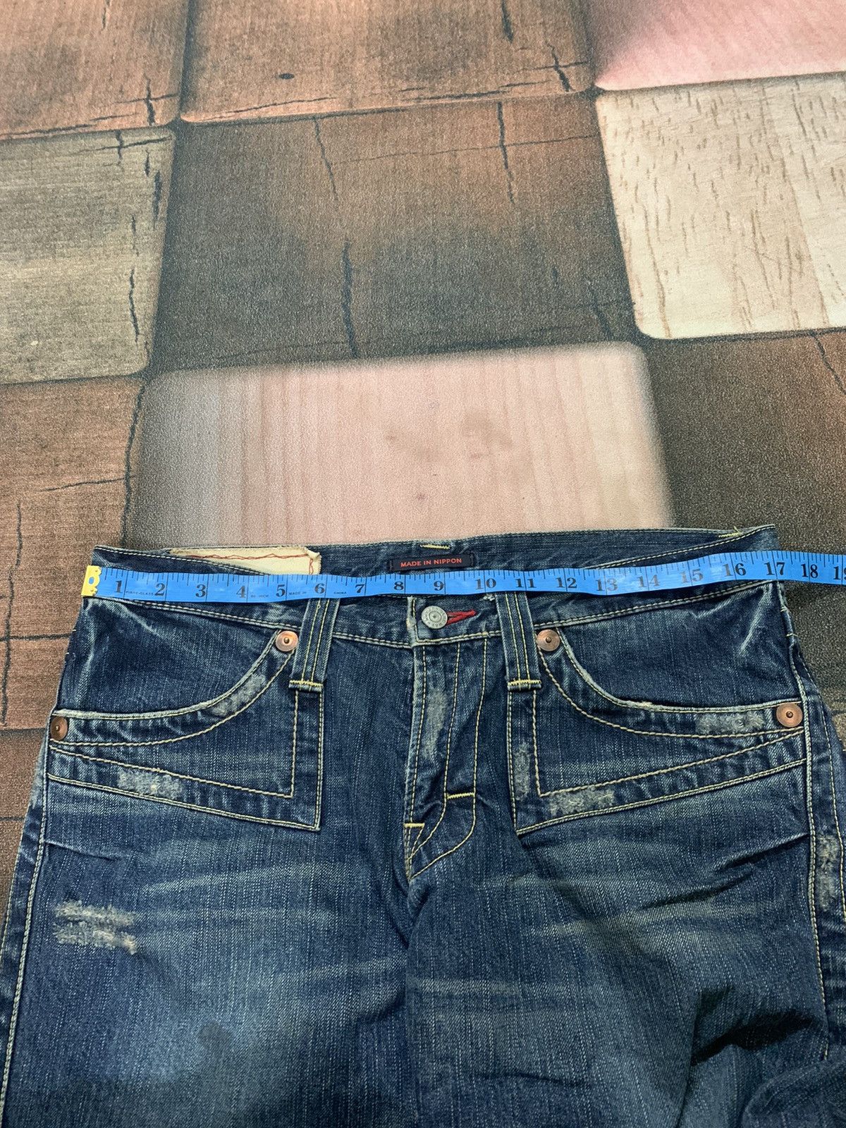 If Six Was Nine FLARE 🇯🇵JAPAN FINEST BLUE WAY DENIM Size US 33 - 17 Thumbnail